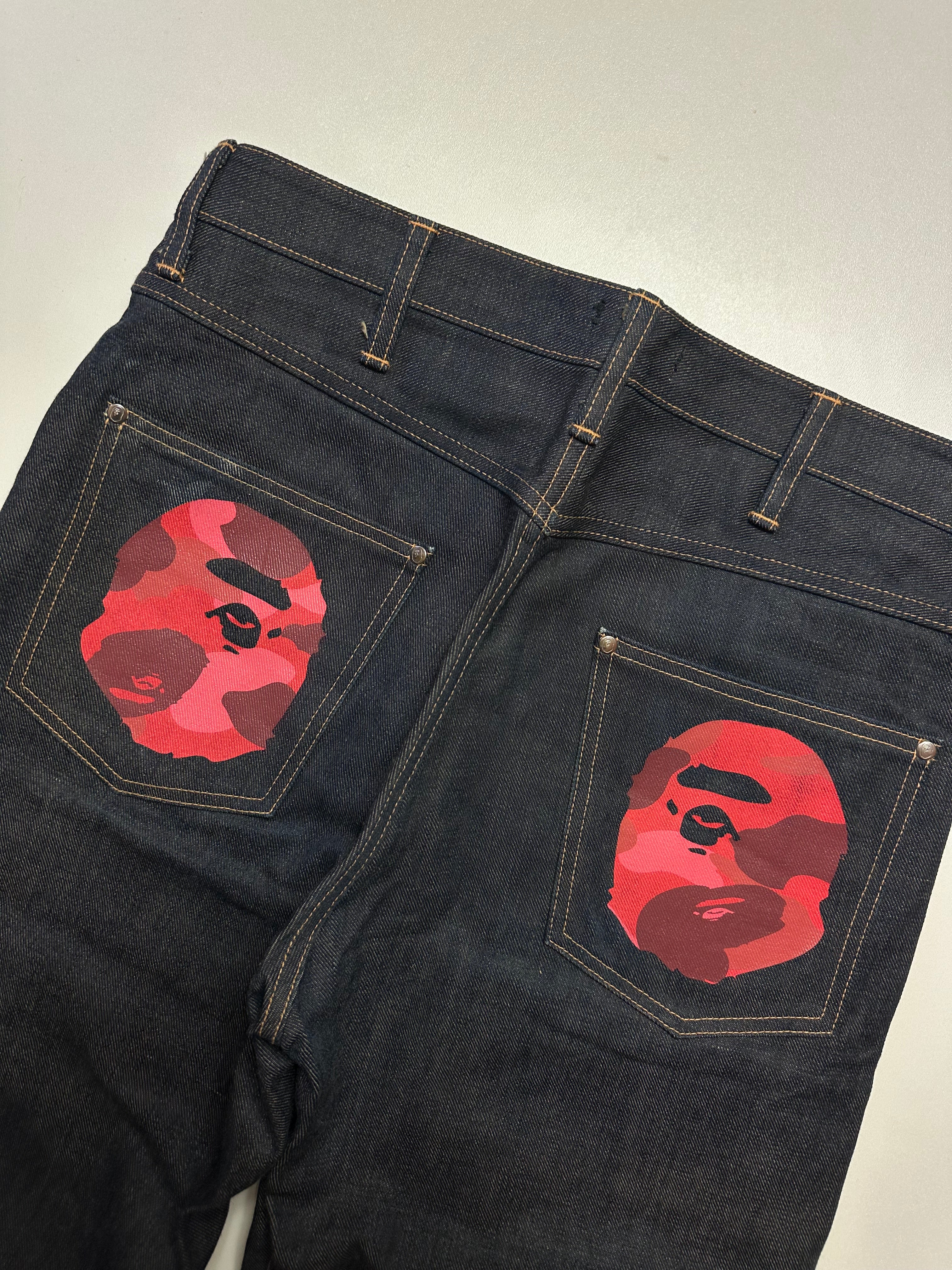 Vintage Bape Slevedge Jeans