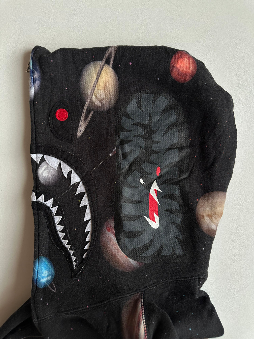 Bape Galaxy Shark Full Zip Hoodie - Size M