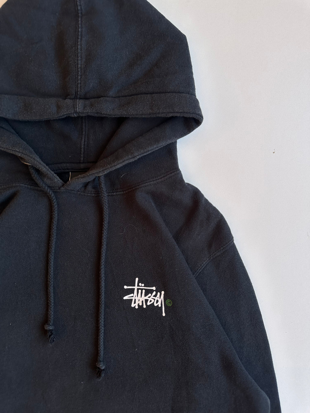 Stussy Basic Logo Zip Hoodie Black