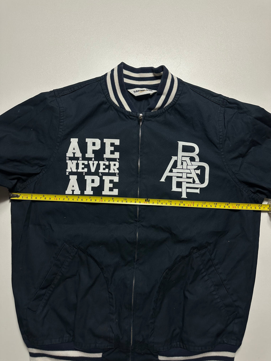 BAPE Ape Shall Never Kill Ape Busy Works Zip Jacket Navy