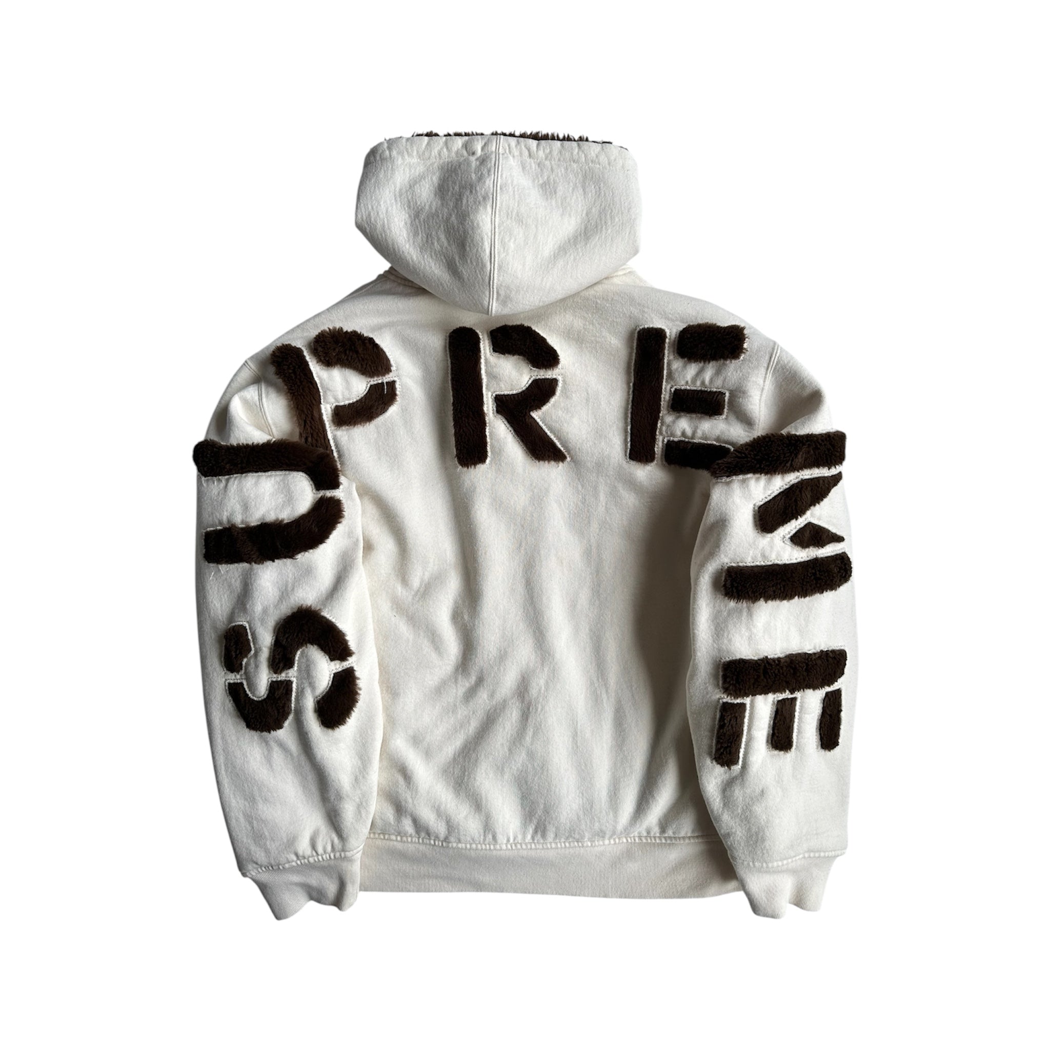 Supreme Faux Fur Zip Up Hoodie
