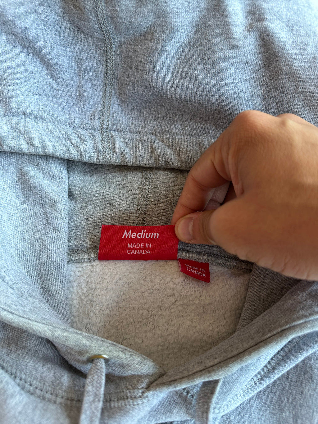 Supreme Chenille Hooded Sweatshirt Heather Grey – SS19