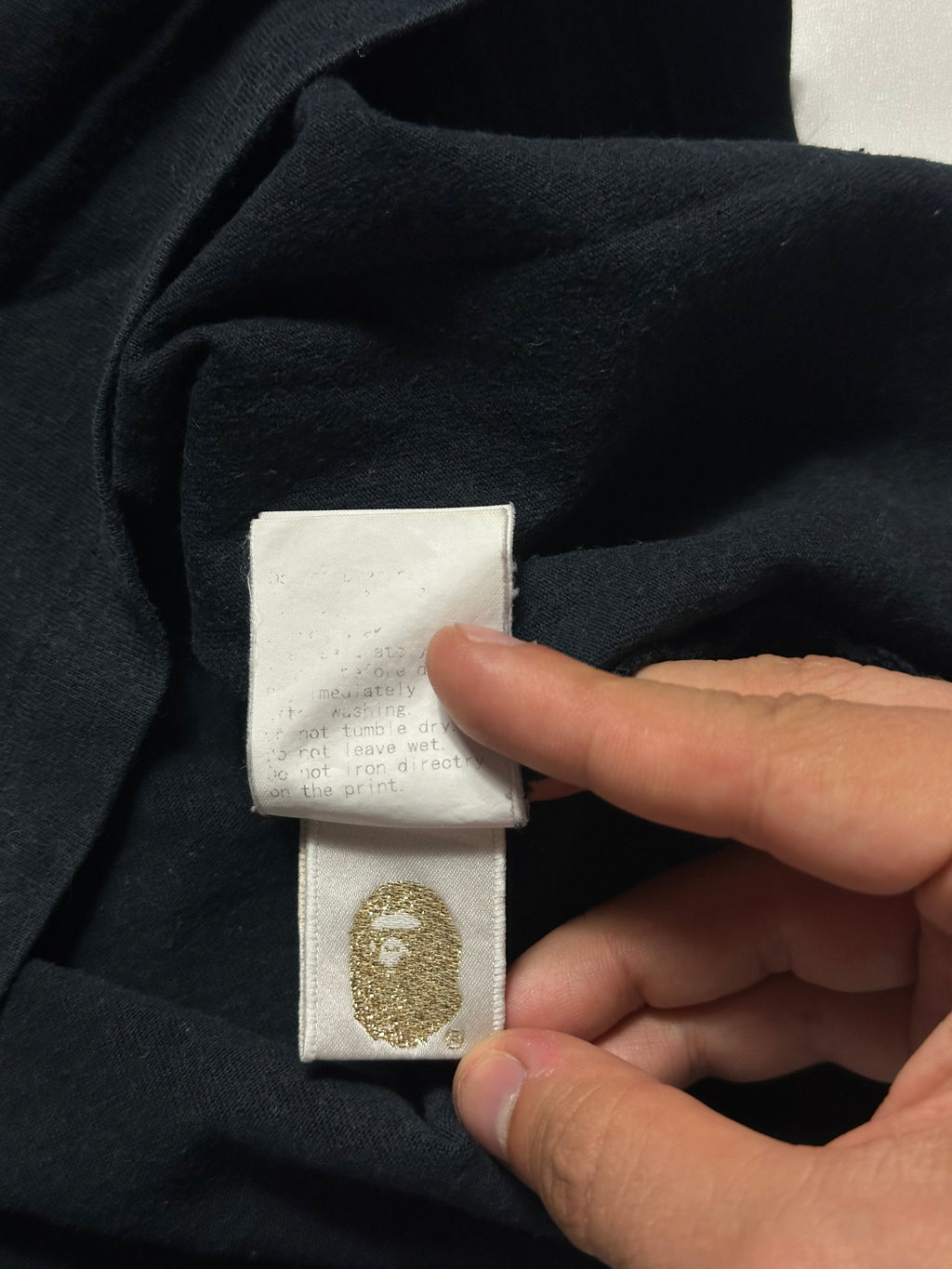 BAPE Ape Pirate Tee Black – Size S