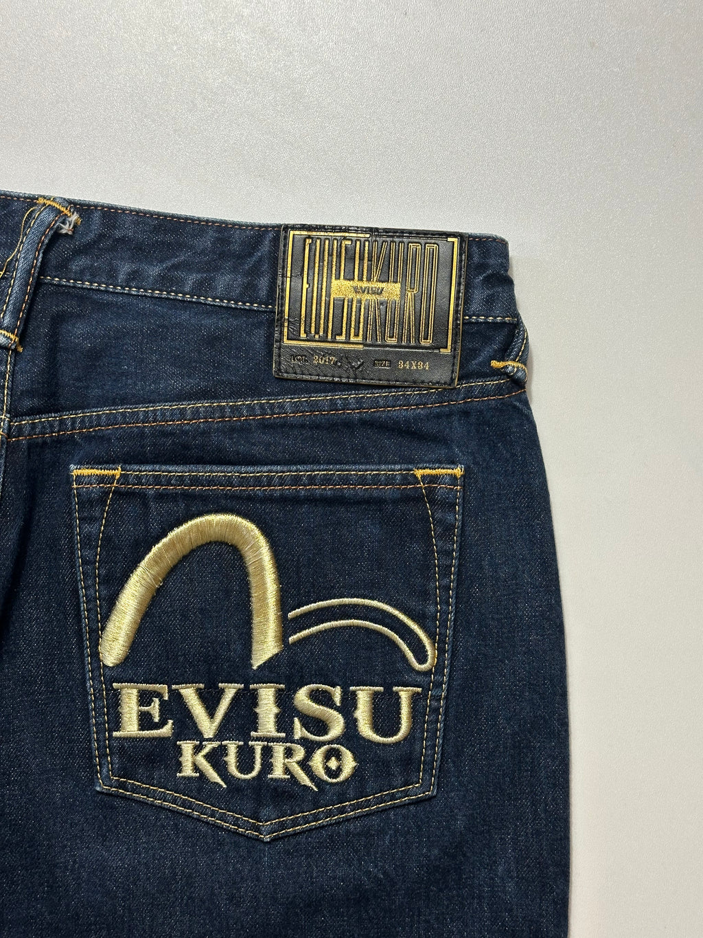 Vintage Evisu Kuro Seagull Jorts