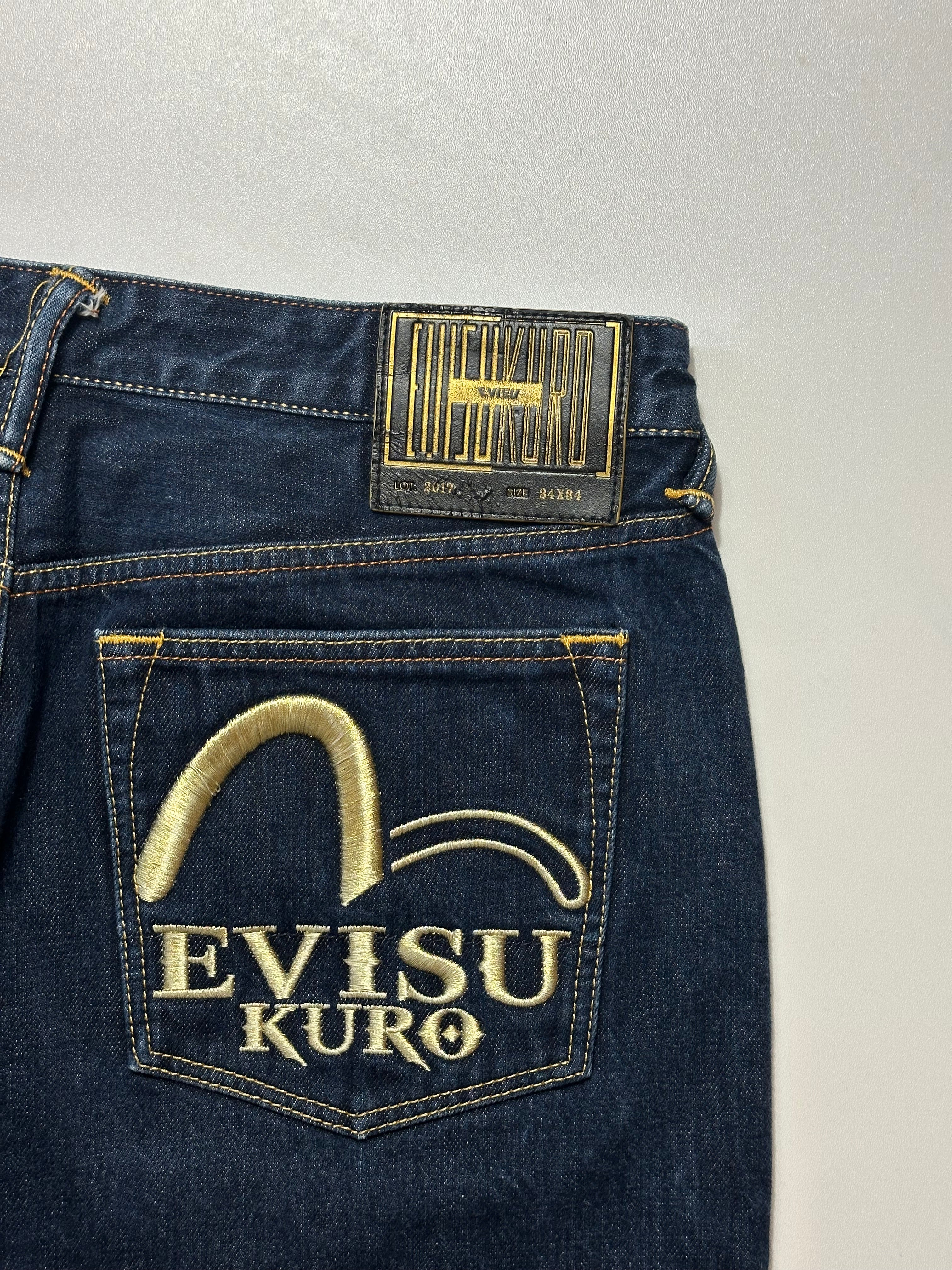 Vintage Evisu Kuro Seagull Jorts