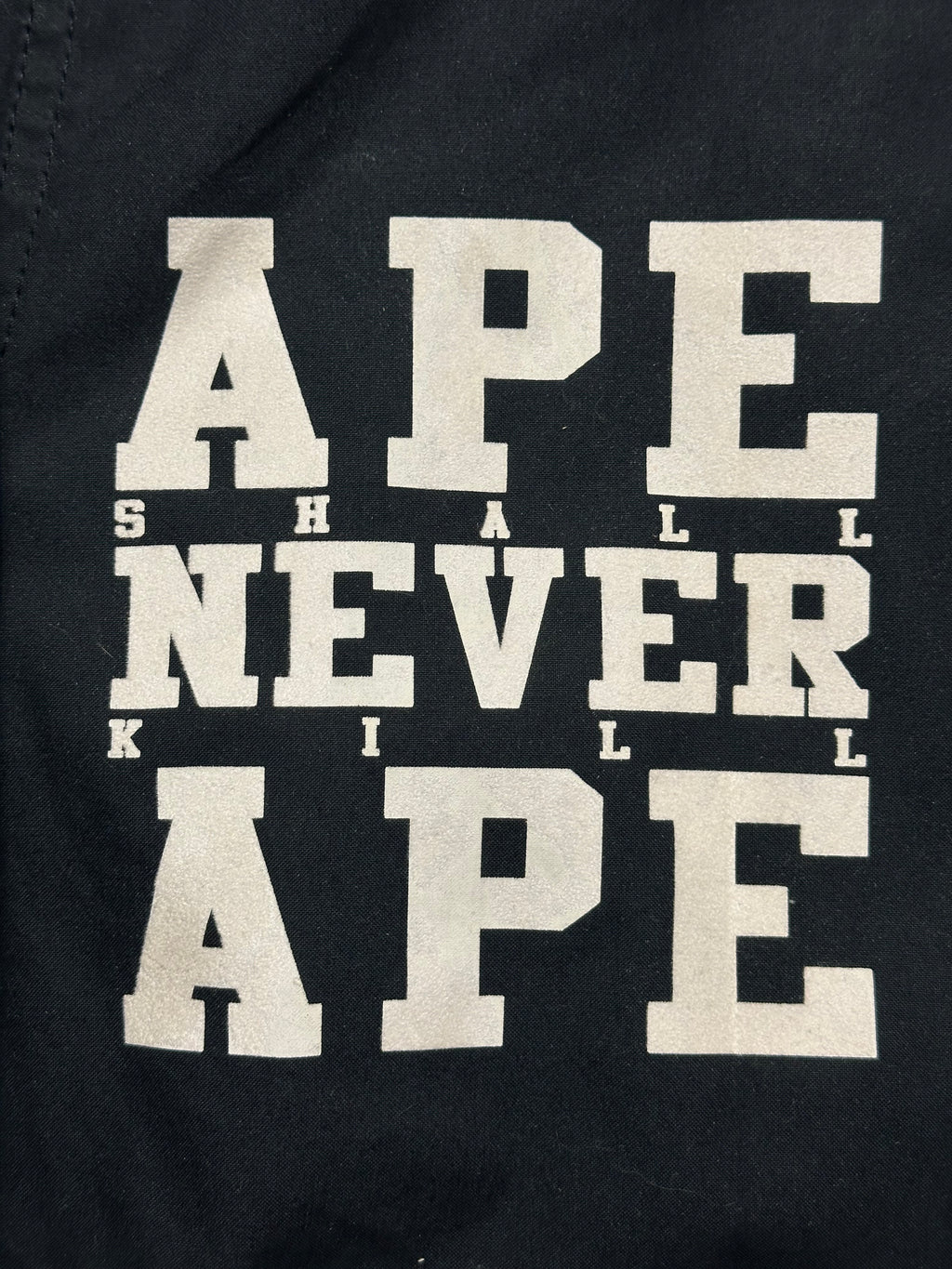 BAPE Ape Shall Never Kill Ape Busy Works Zip Jacket Navy