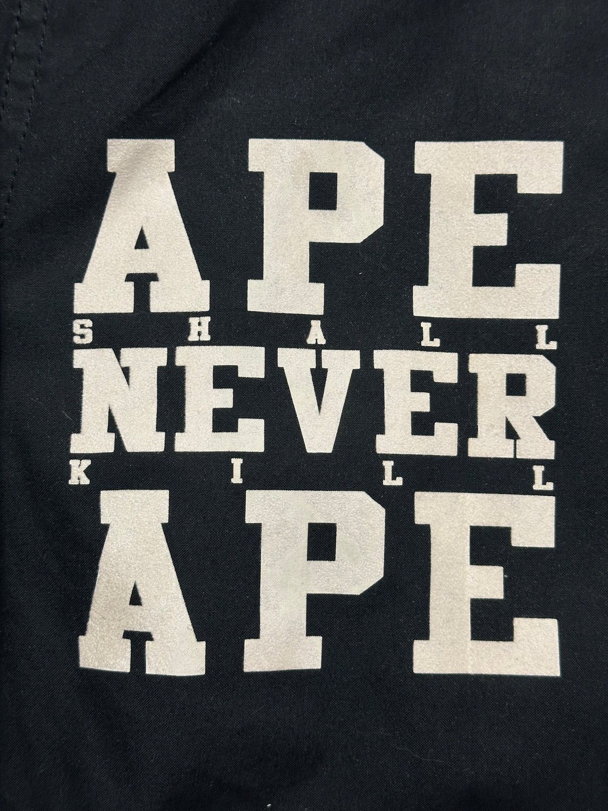 BAPE Ape Shall Never Kill Ape Busy Works Zip Jacket Navy