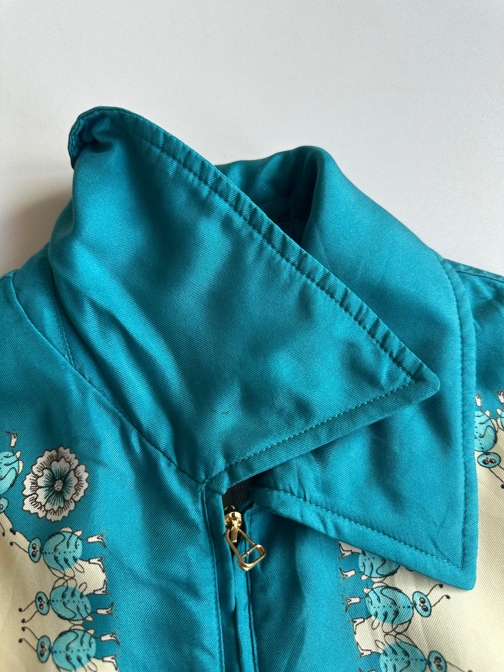 Gucci x Freya Hartas Silk Bomber Jacket
