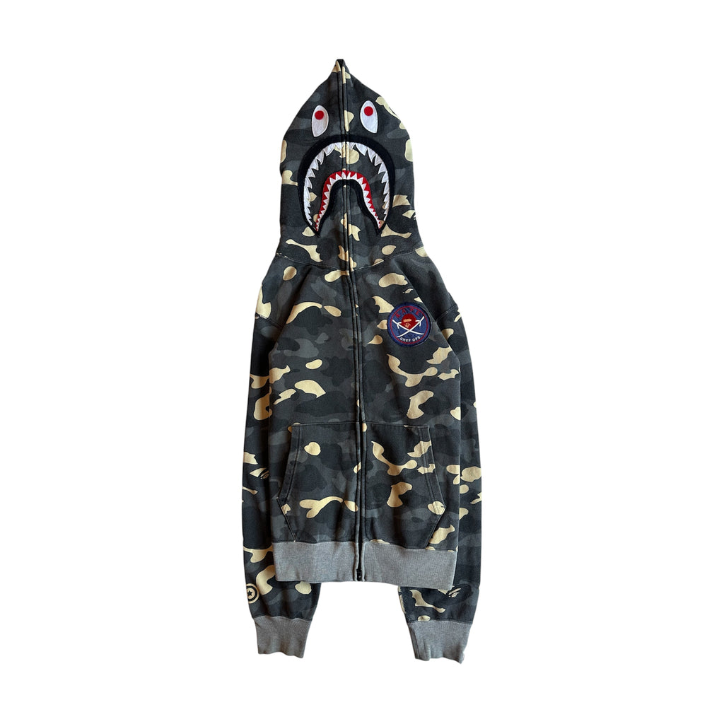 BAPE City Camo Shark Full Zip Hoodie “Chef Ops” Glow in the Dark