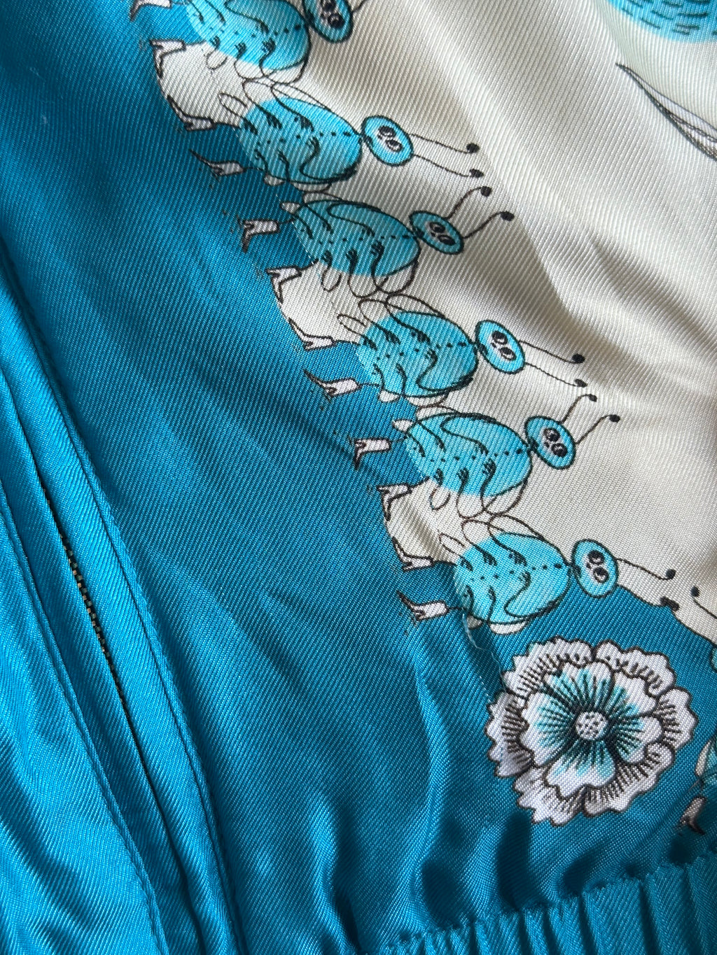 Gucci x Freya Hartas Silk Bomber Jacket