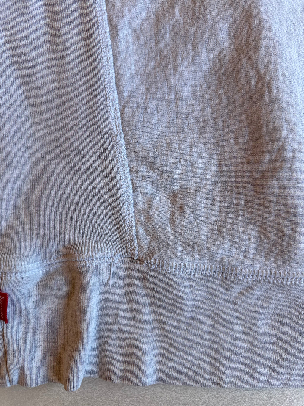 Supreme Gradient Sleeve Hooded Sweatshirt Ash Grey – FW18