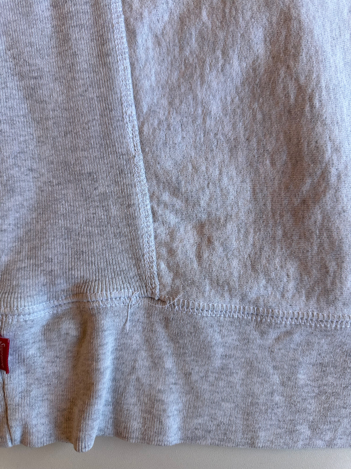 Supreme Gradient Sleeve Hooded Sweatshirt Ash Grey – FW18