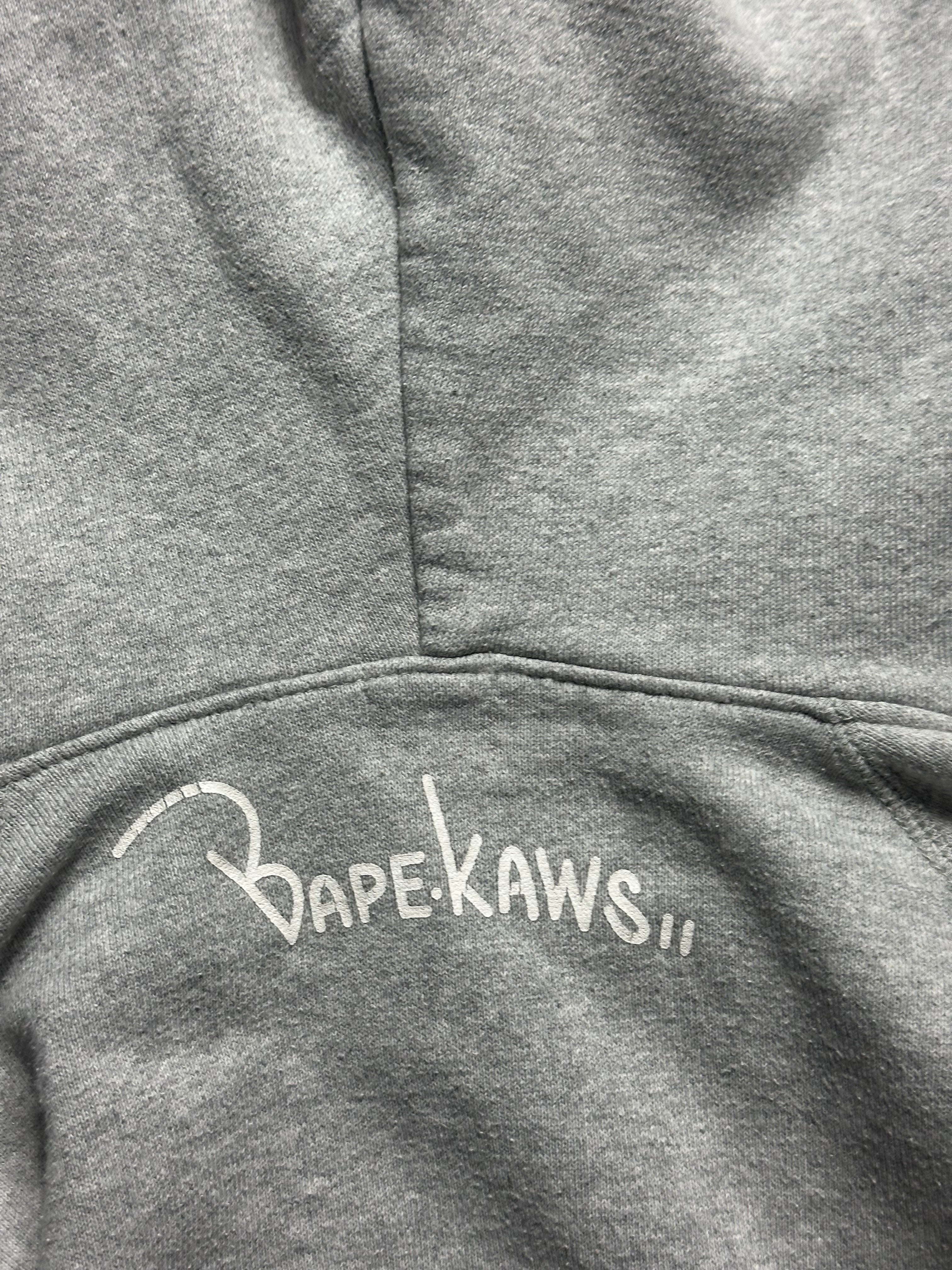 Vintage Bape x Kaws Zip Hoodie
