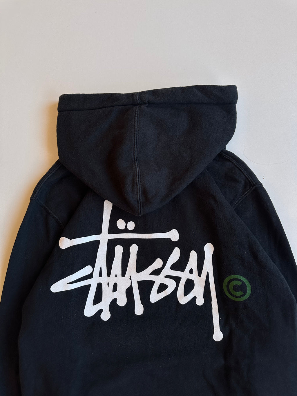 Stussy Basic Logo Zip Hoodie Black