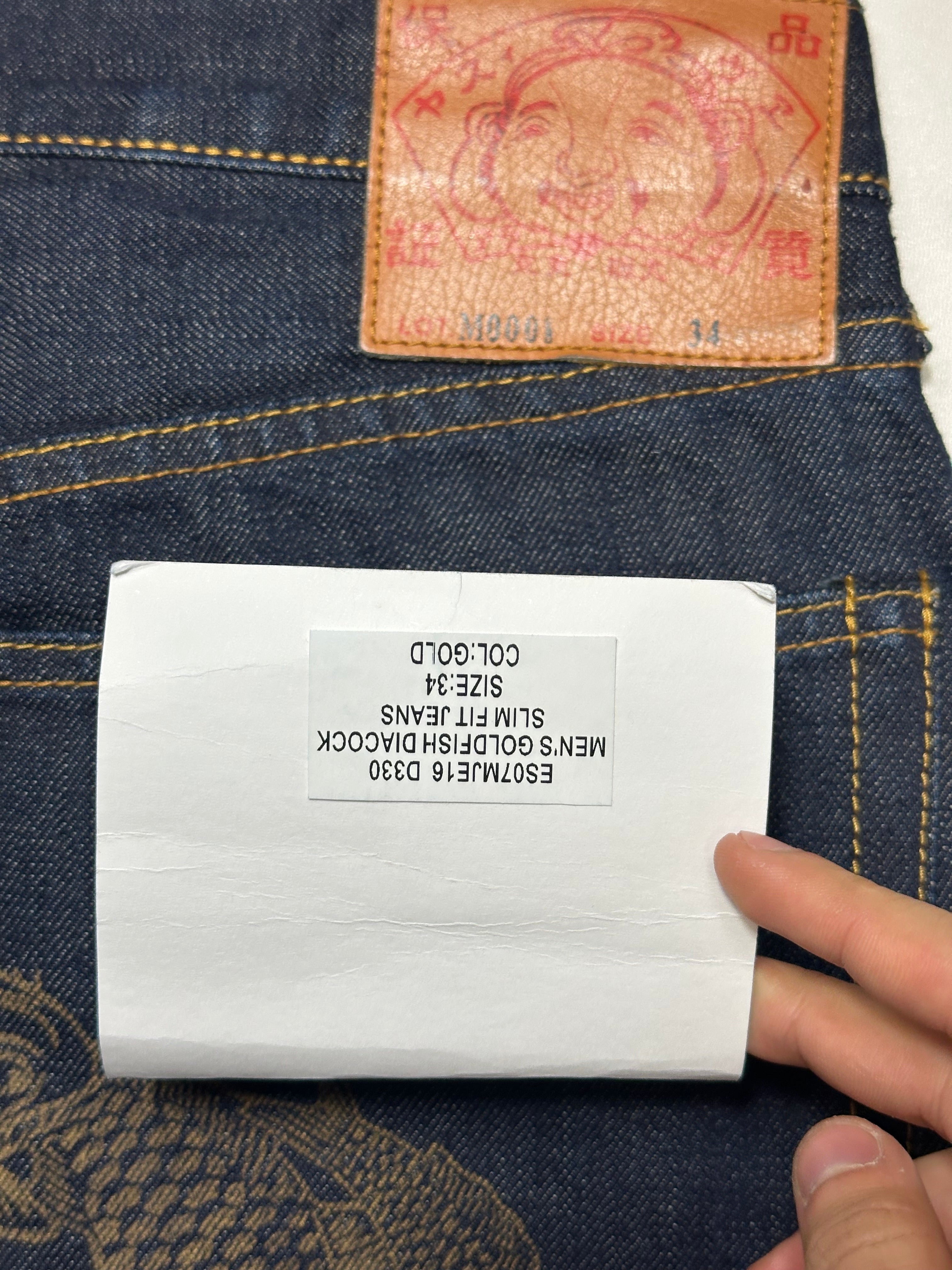 Vintage Evisu Big Daicock Koifish Jeans
