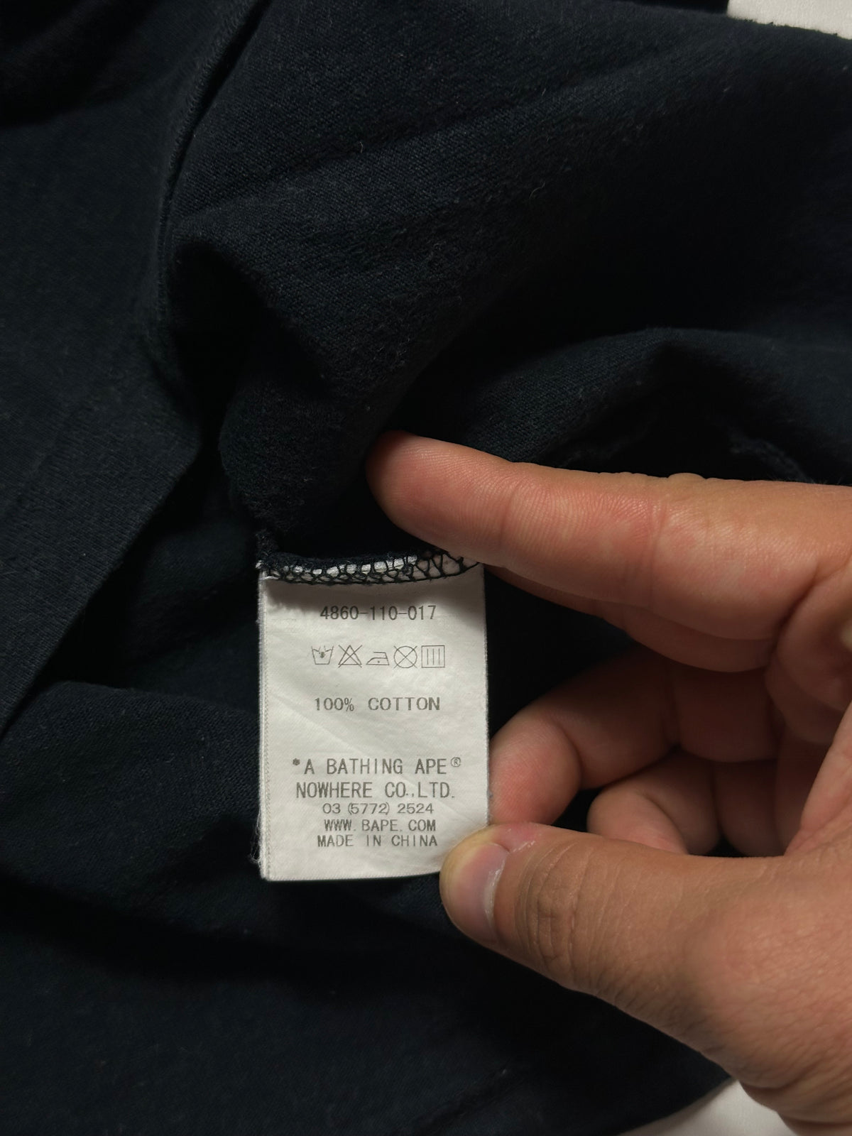 BAPE Ape Pirate Tee Black – Size S