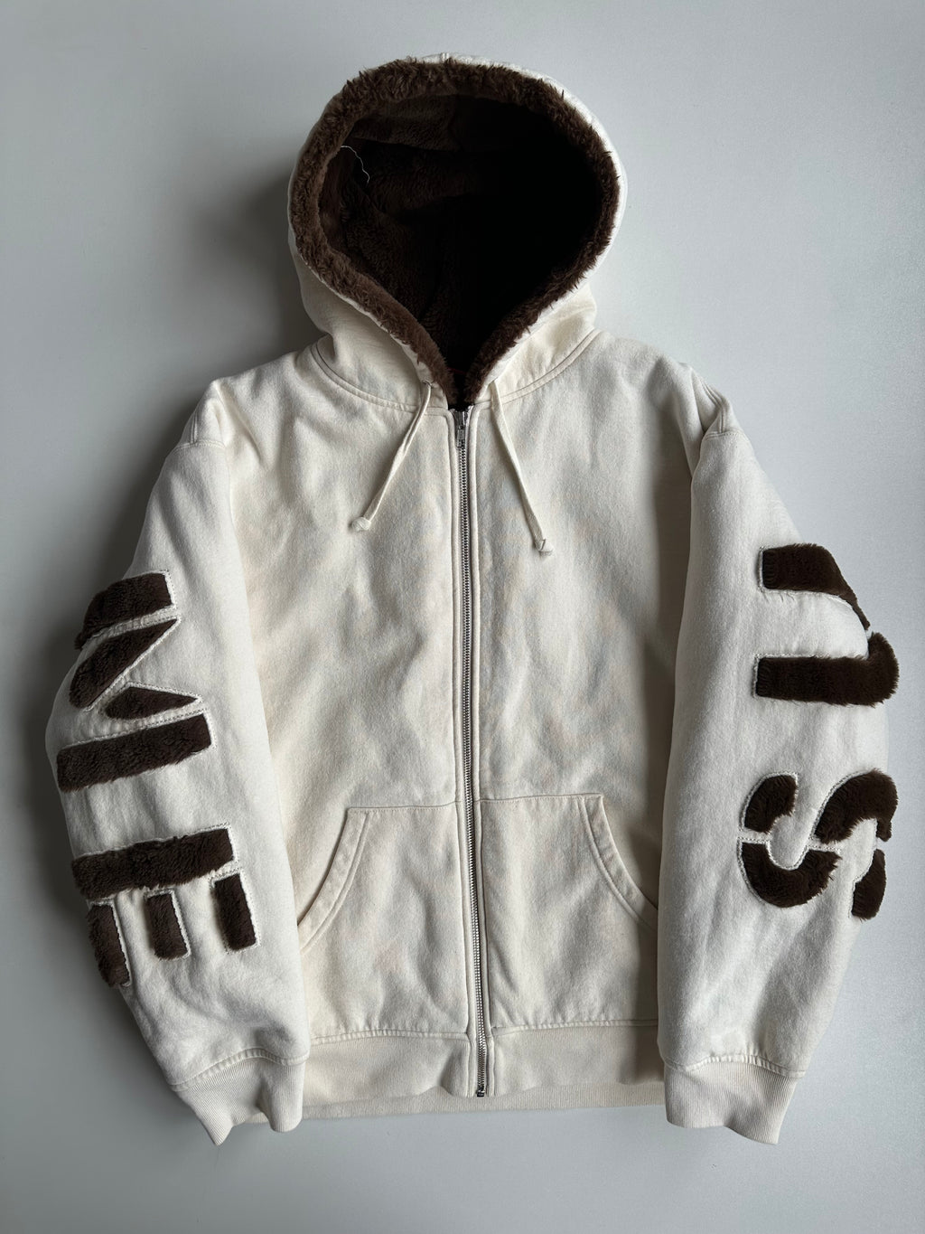 Supreme Faux Fur Zip Up Hoodie