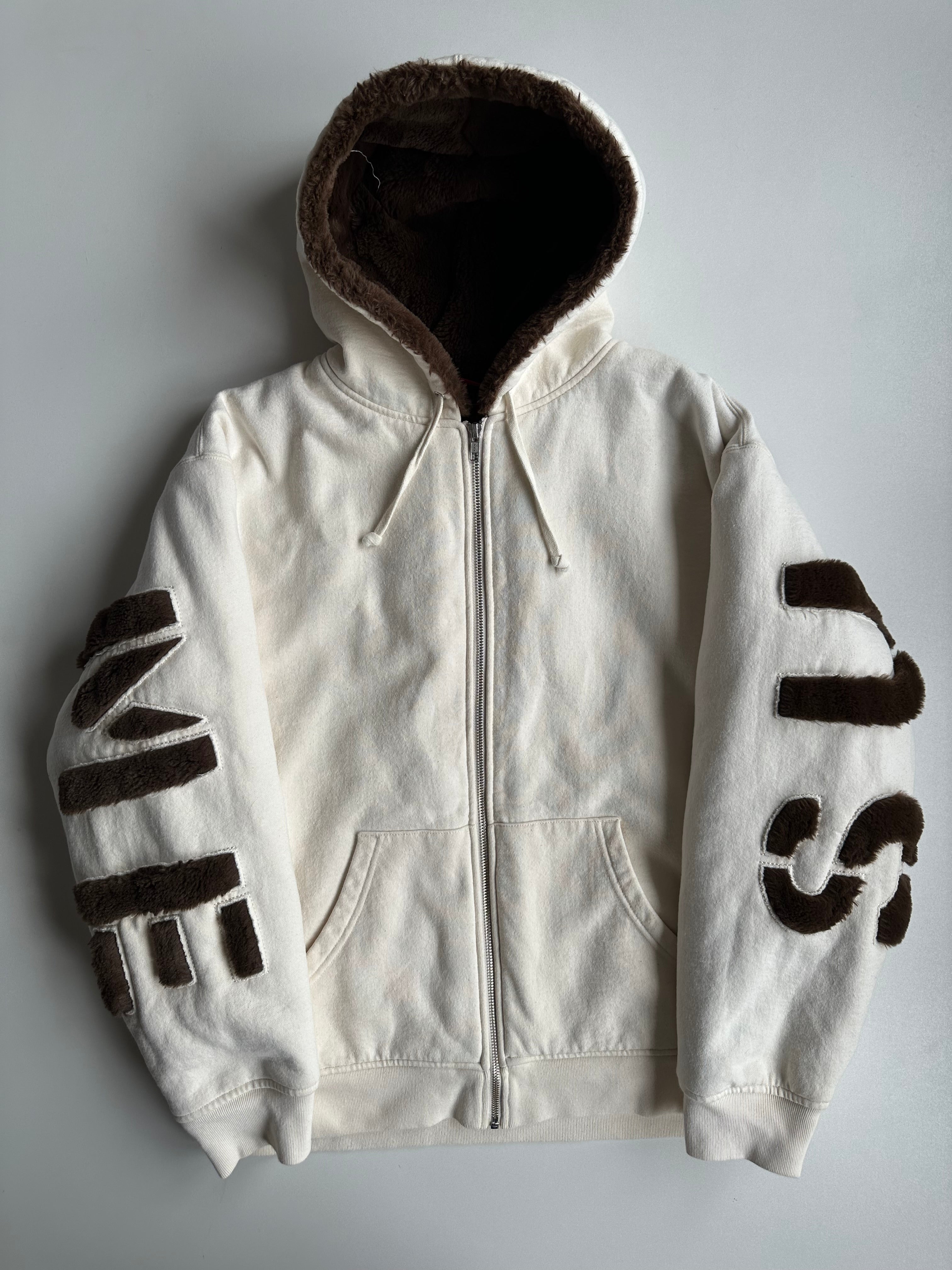 Supreme Faux Fur Zip Up Hoodie