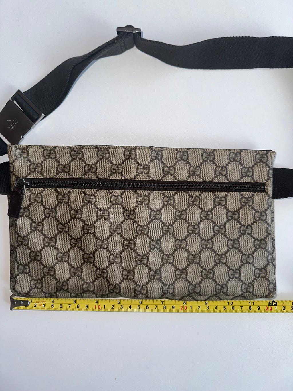 Gucci Vintage GG Monogram Belt Bag – Beige / Brown
