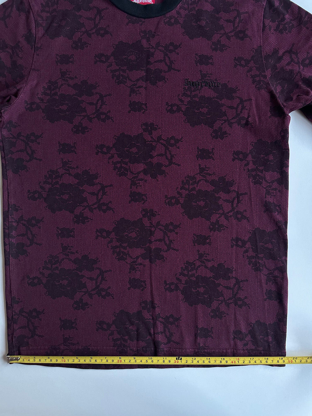 Supreme Lace L/S Top Burgundy / Black – SS17