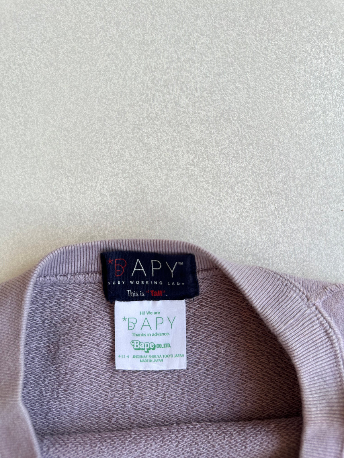 Vintage BAPY by BAPE Crewneck