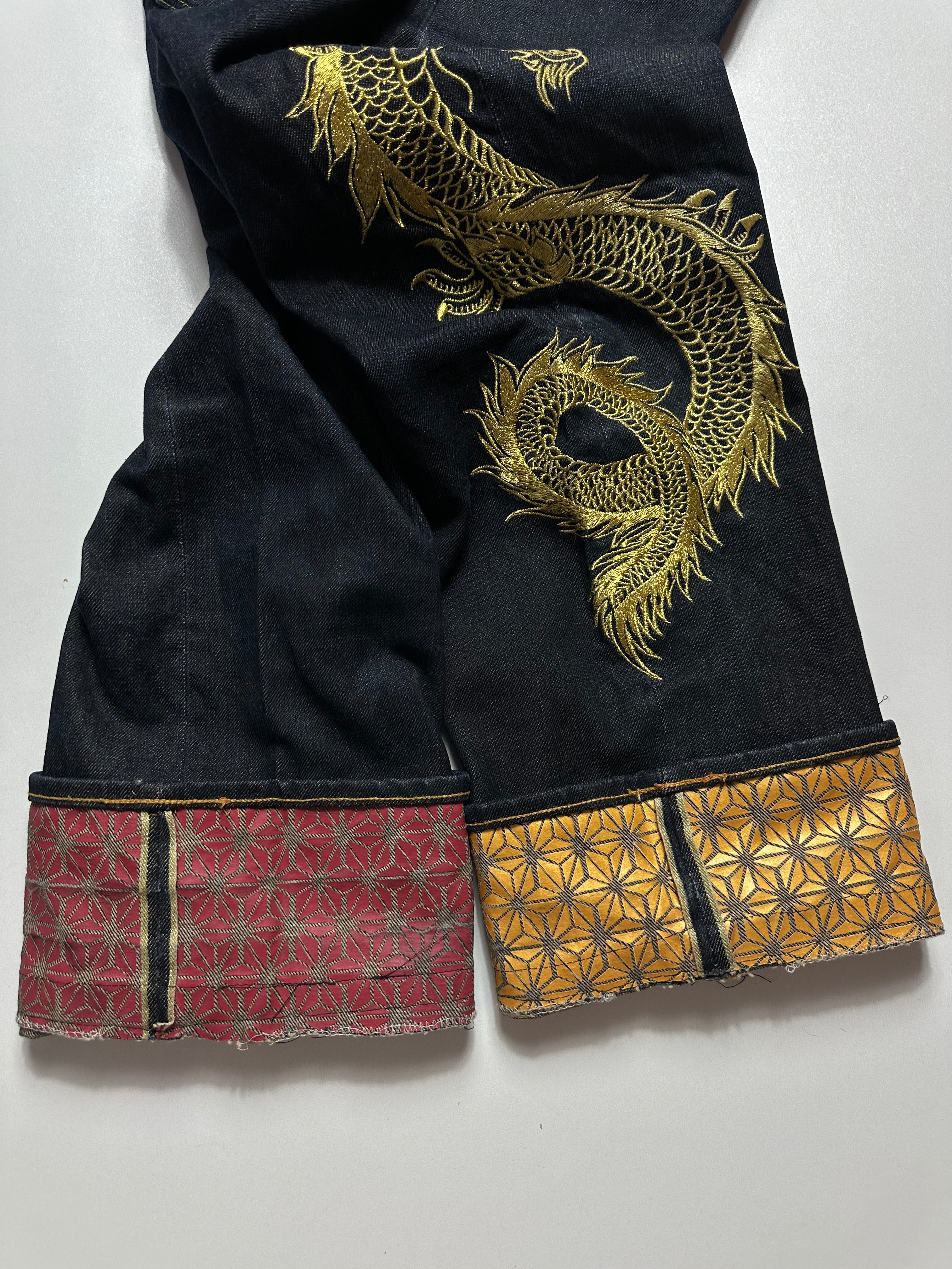 Vintage Evisu Year of The Dragon Collector Edition Raw Selvedge Jeans