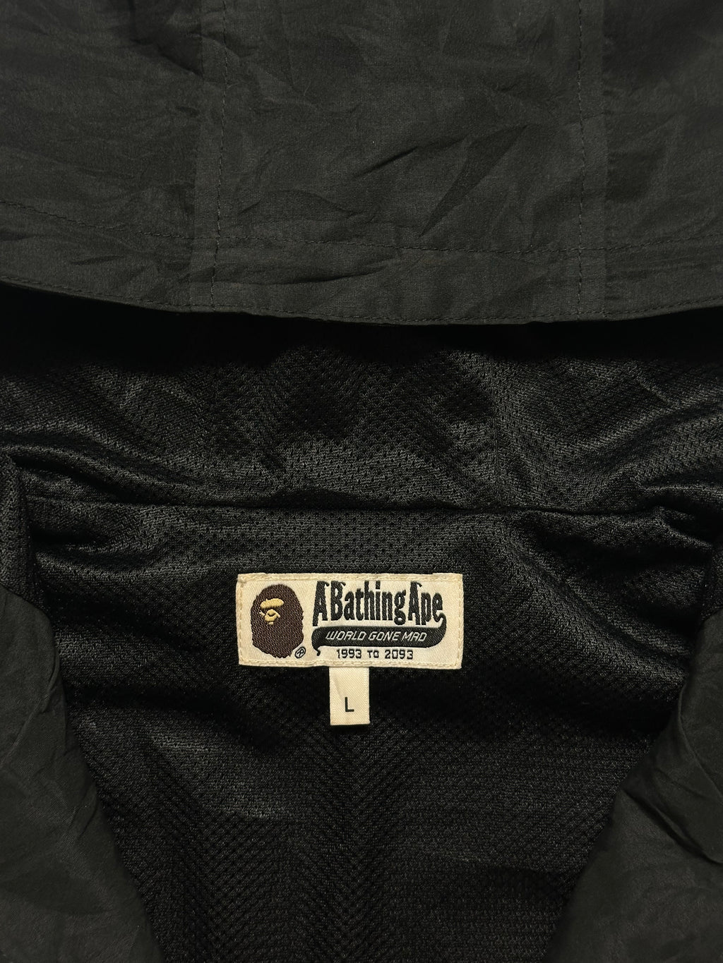 Bape Light Jacket Black/Orange - Size L