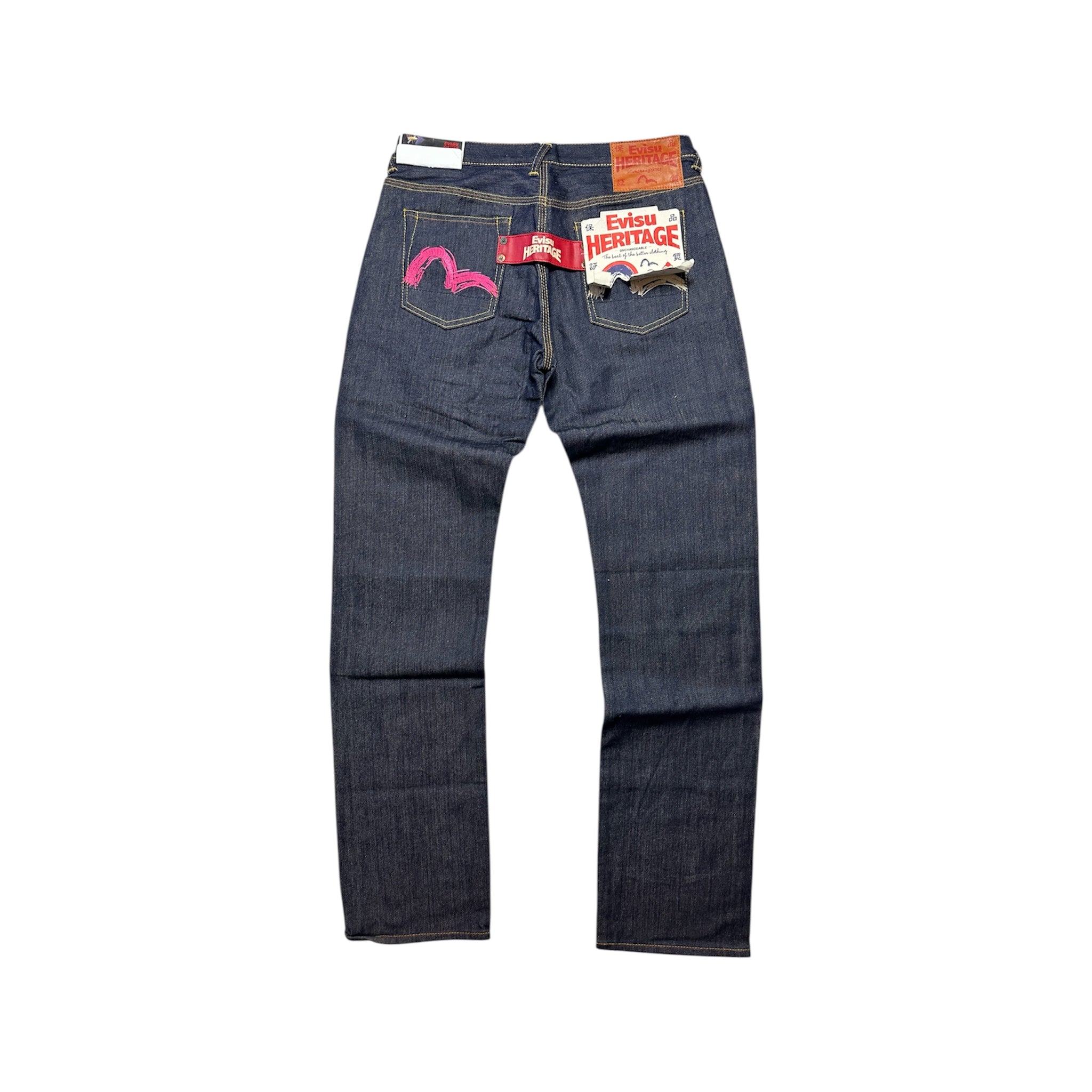 Vintage Evisu Embroidered Seagull Selvedge Jeans