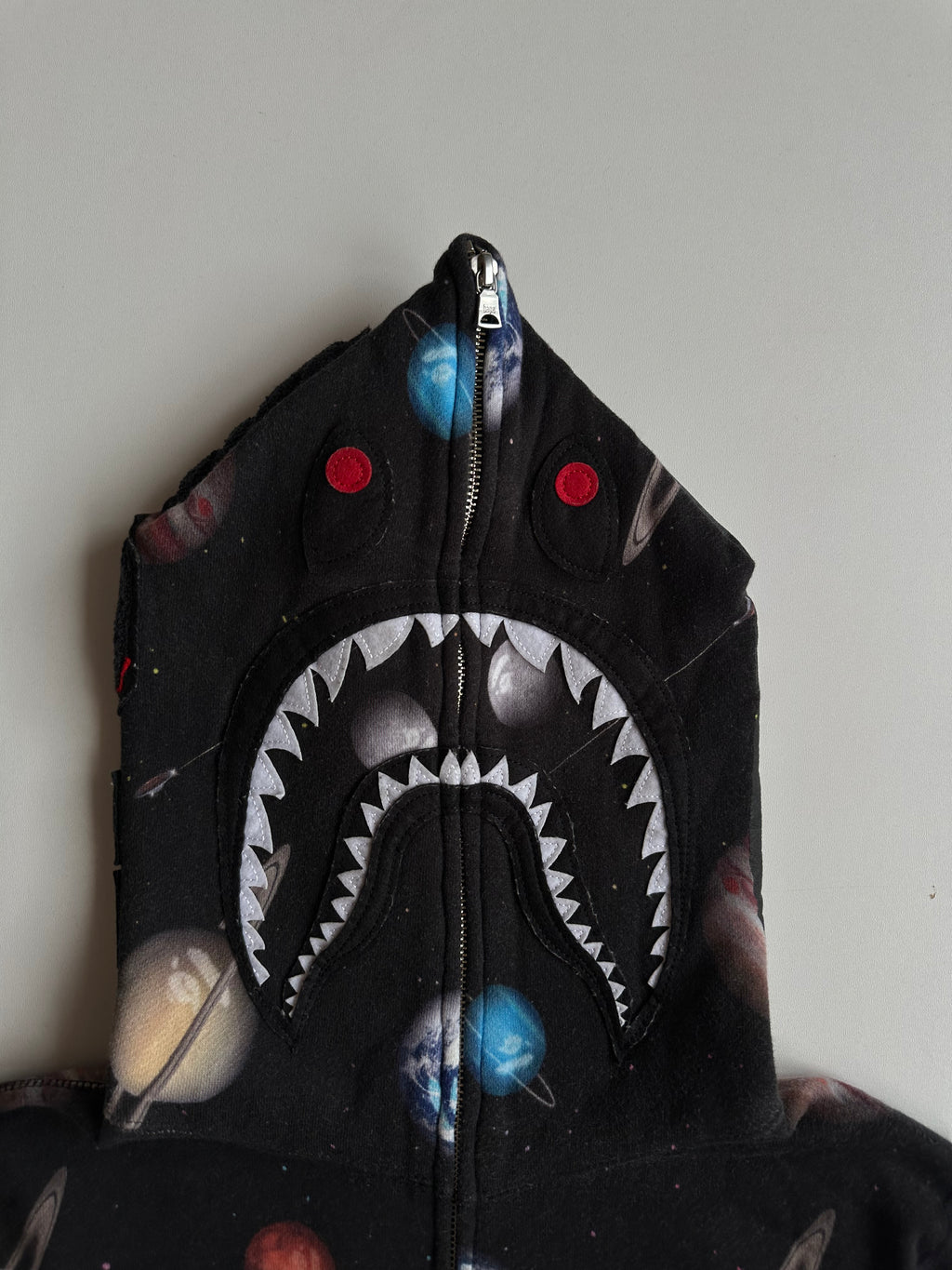 Bape Galaxy Shark Full Zip Hoodie - Size M