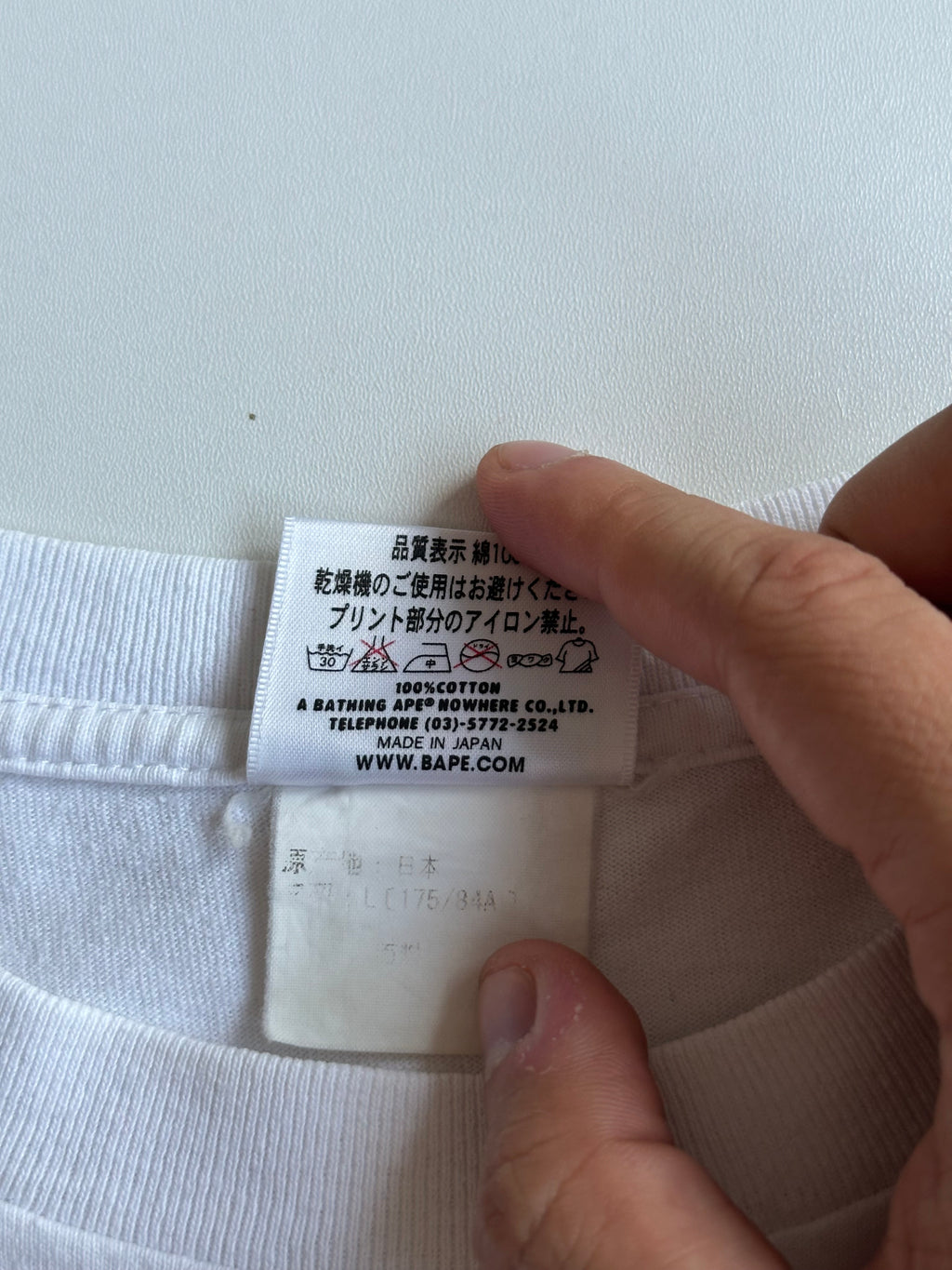 BAPE x JAM HOME MADE Ape Head T-Shirt White / Silver
