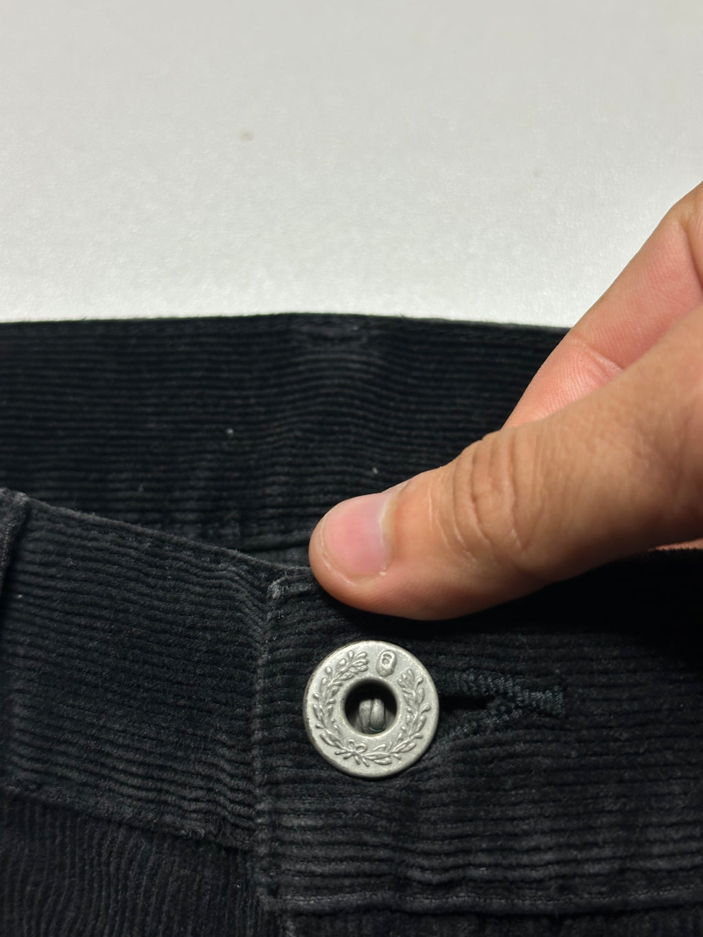 Pantaloni Bape din catifea reiată