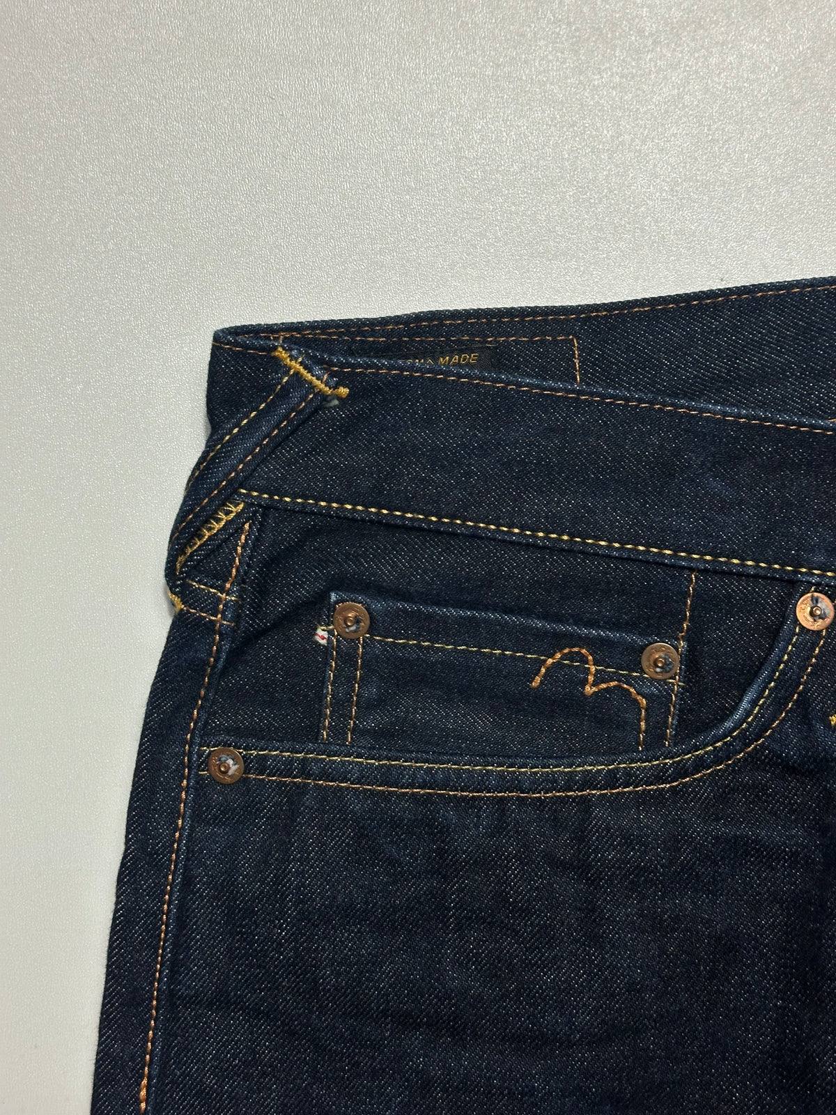 Vintage Evisu Embroidered Big Daicock Selvedge Jeans