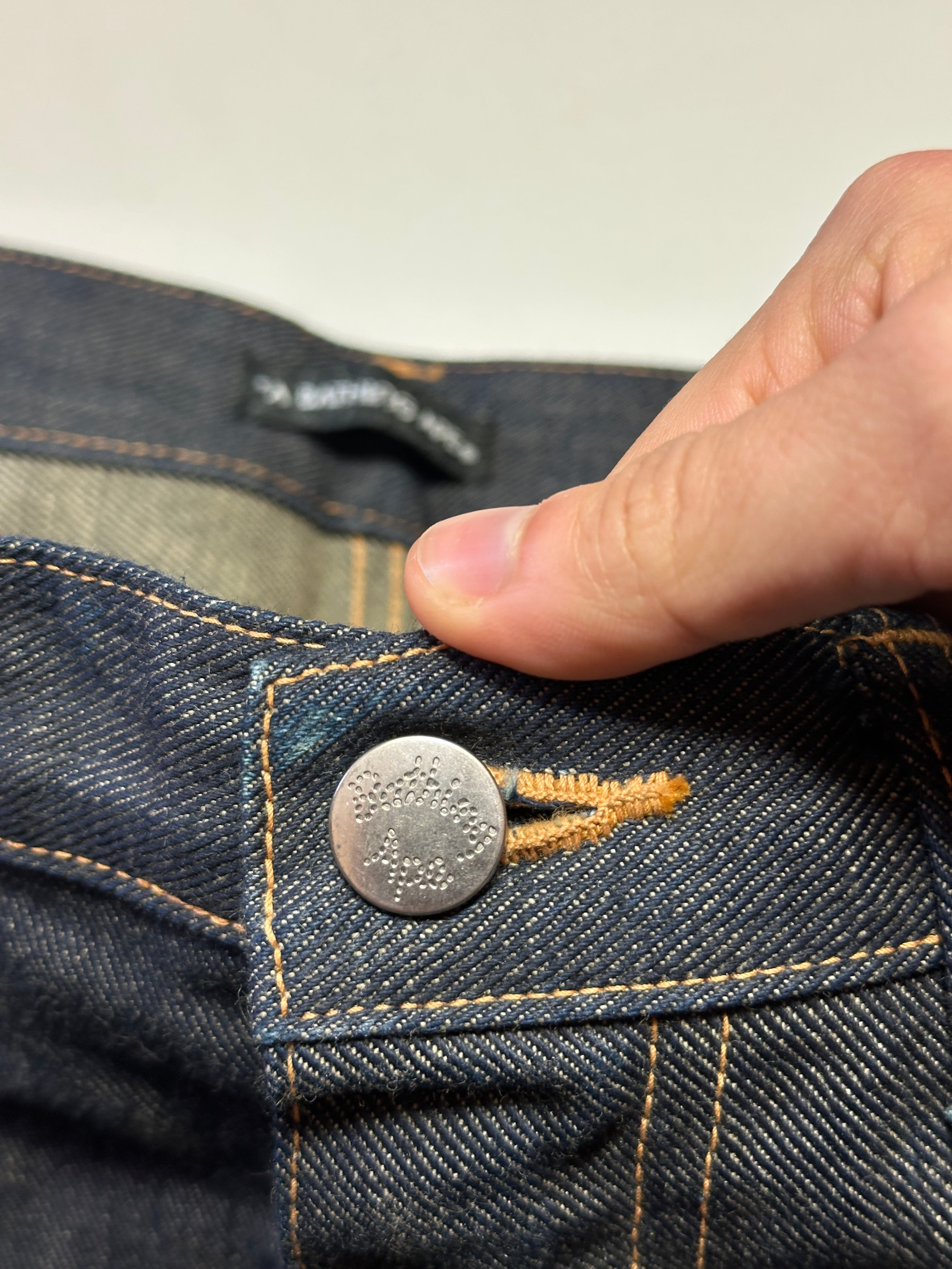 Vintage Bape Slevedge Jeans