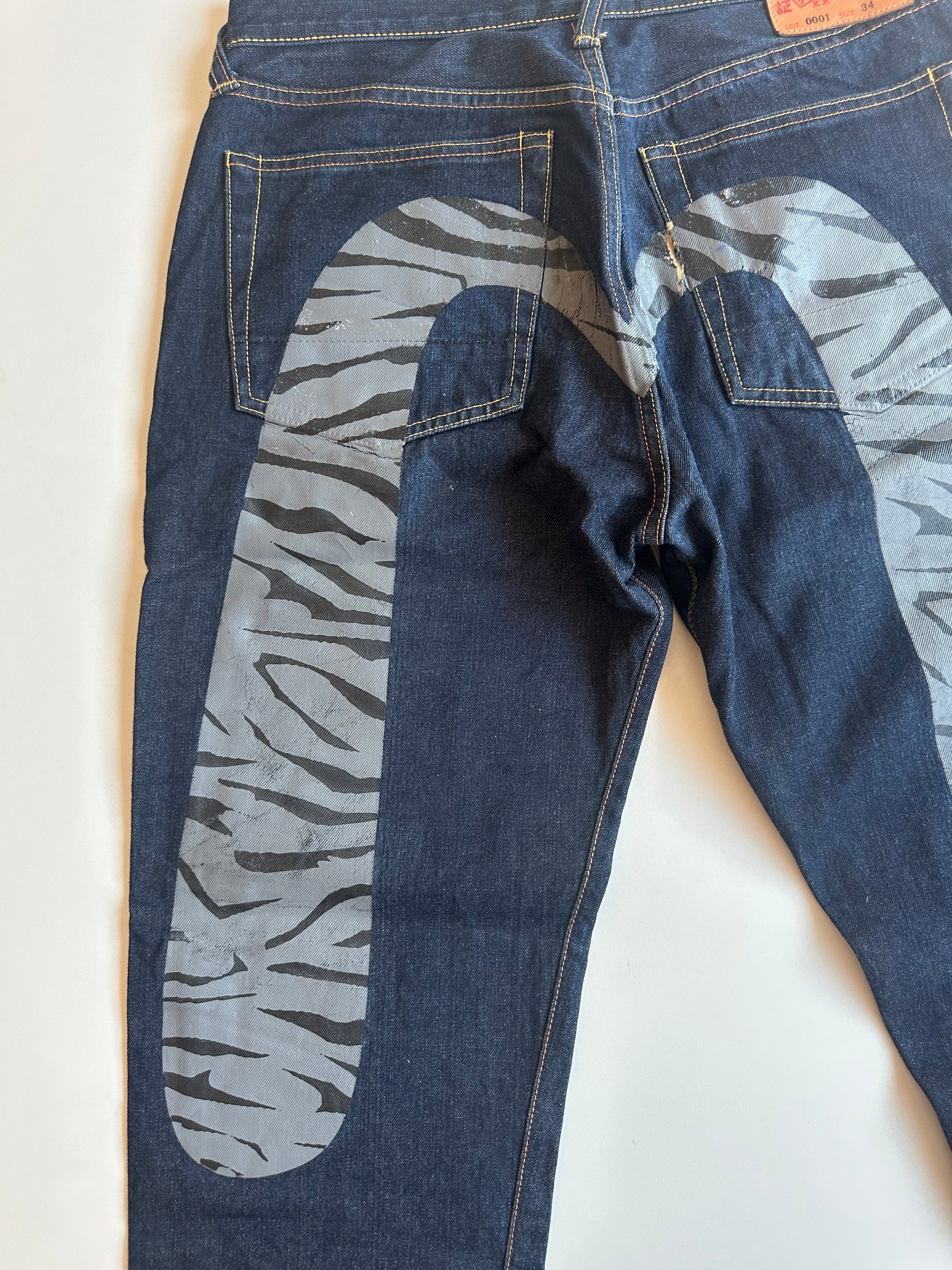 Vintage Evisu Big Daicock Slevedge Jeans