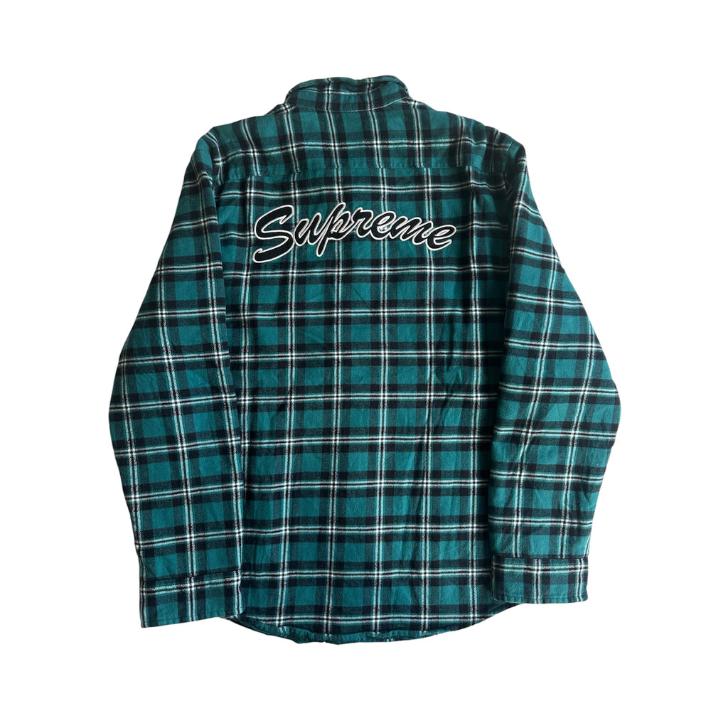 Supreme Arc Logo Quilted Flannel