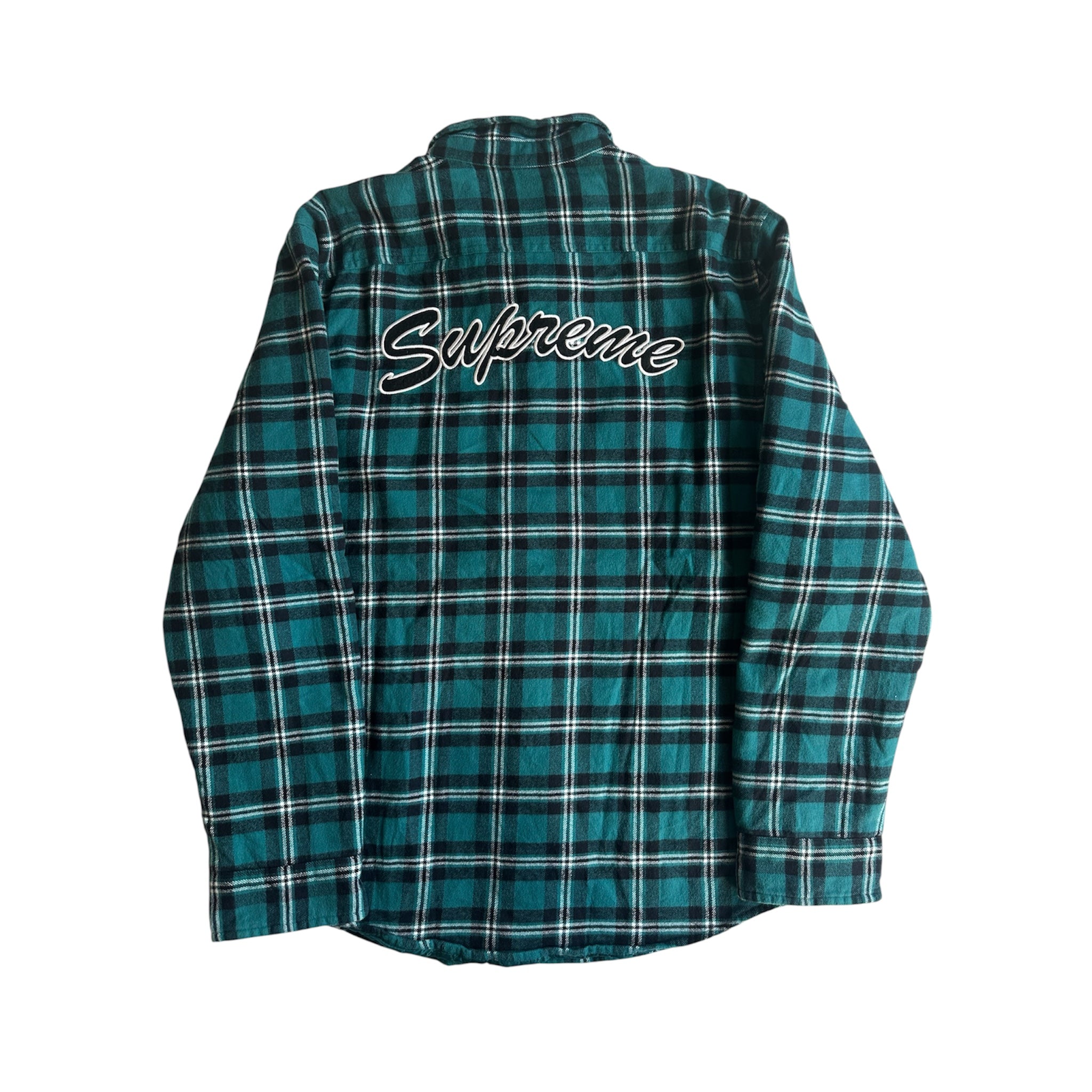 Supreme Arc Logo Quilted Flannel