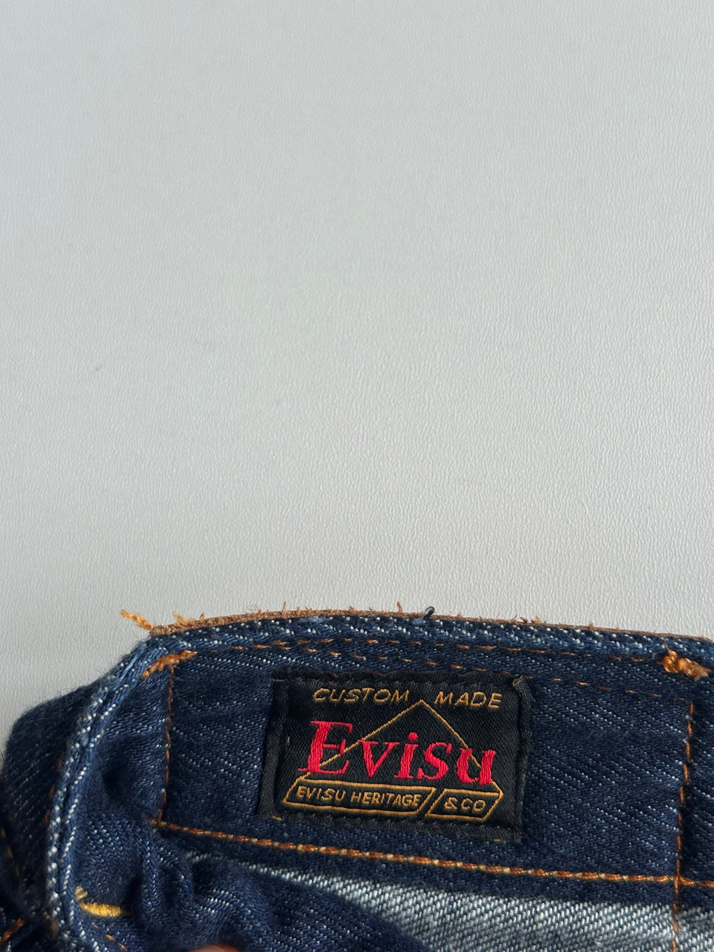 EVISU Graffiti Daruma Daicock Slim Fit Jeans #2010 Indigo – SS23 – W30 L34