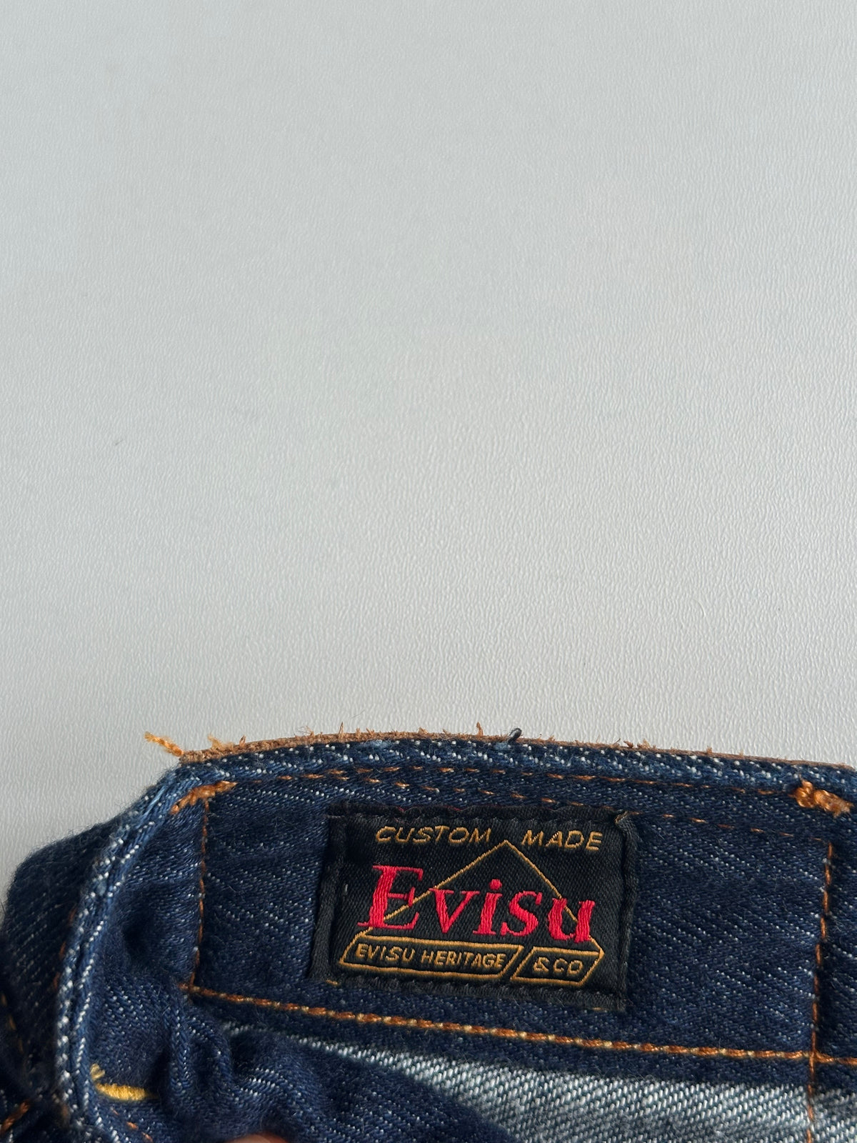 EVISU Graffiti Daruma Daicock Slim Fit Jeans #2010 Indigo – SS23 – W30 L34