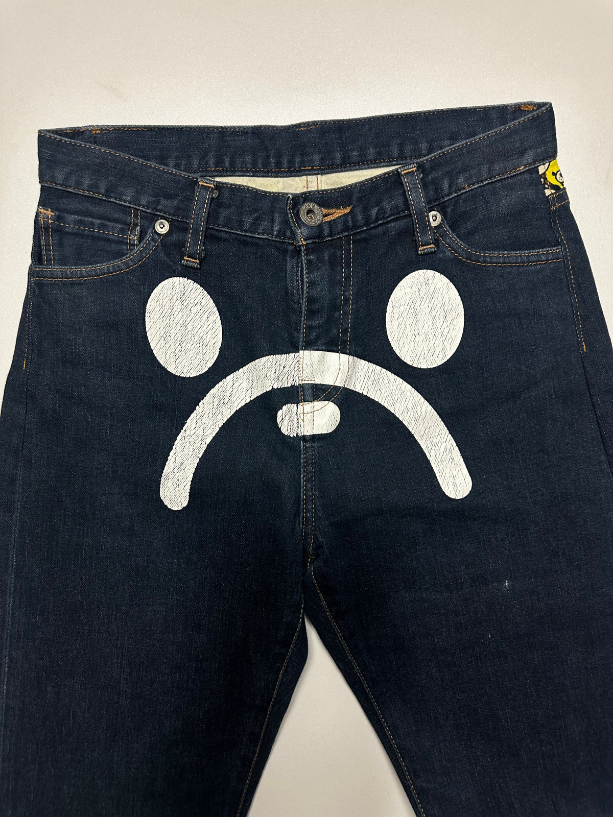 Vintage Bape Baby Milo Sad Face Jeans
