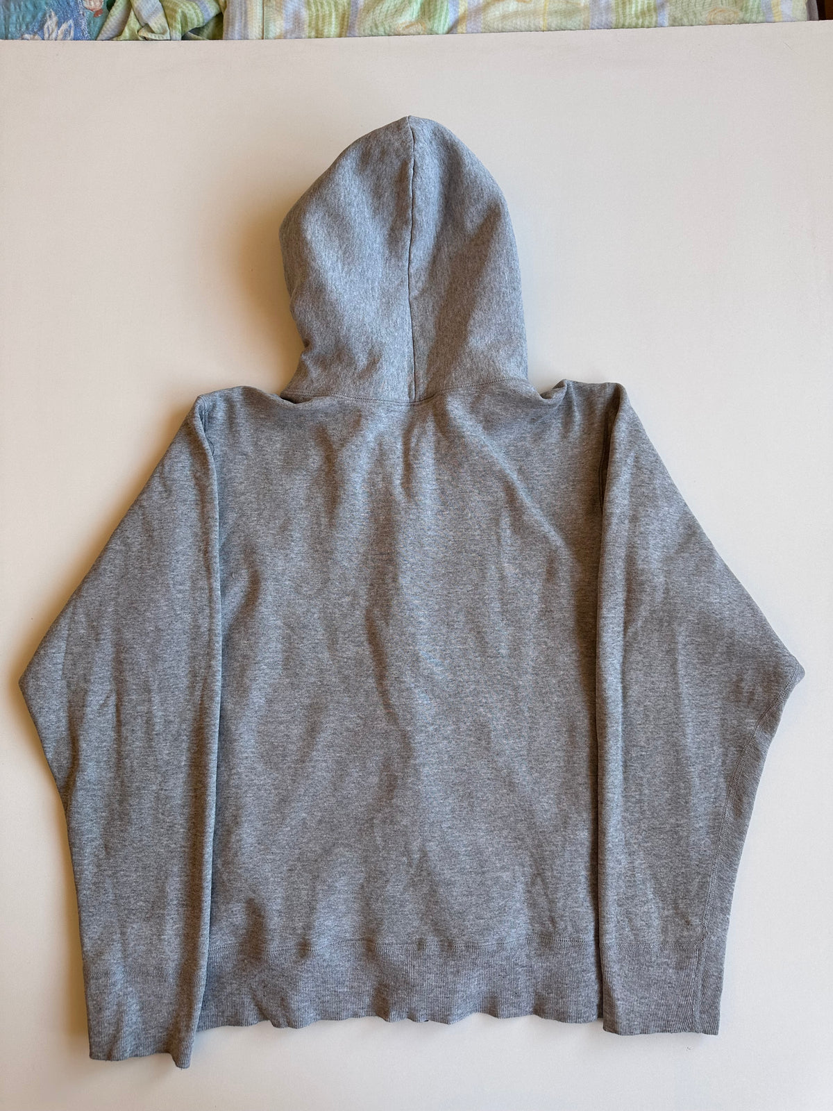 Supreme Arc Logo Zip Up Hoodie Heather Grey – 2001