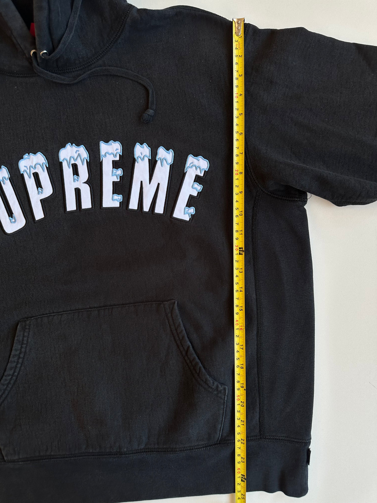 Supreme Icy Arc Hooded Sweatshirt Black – FW20