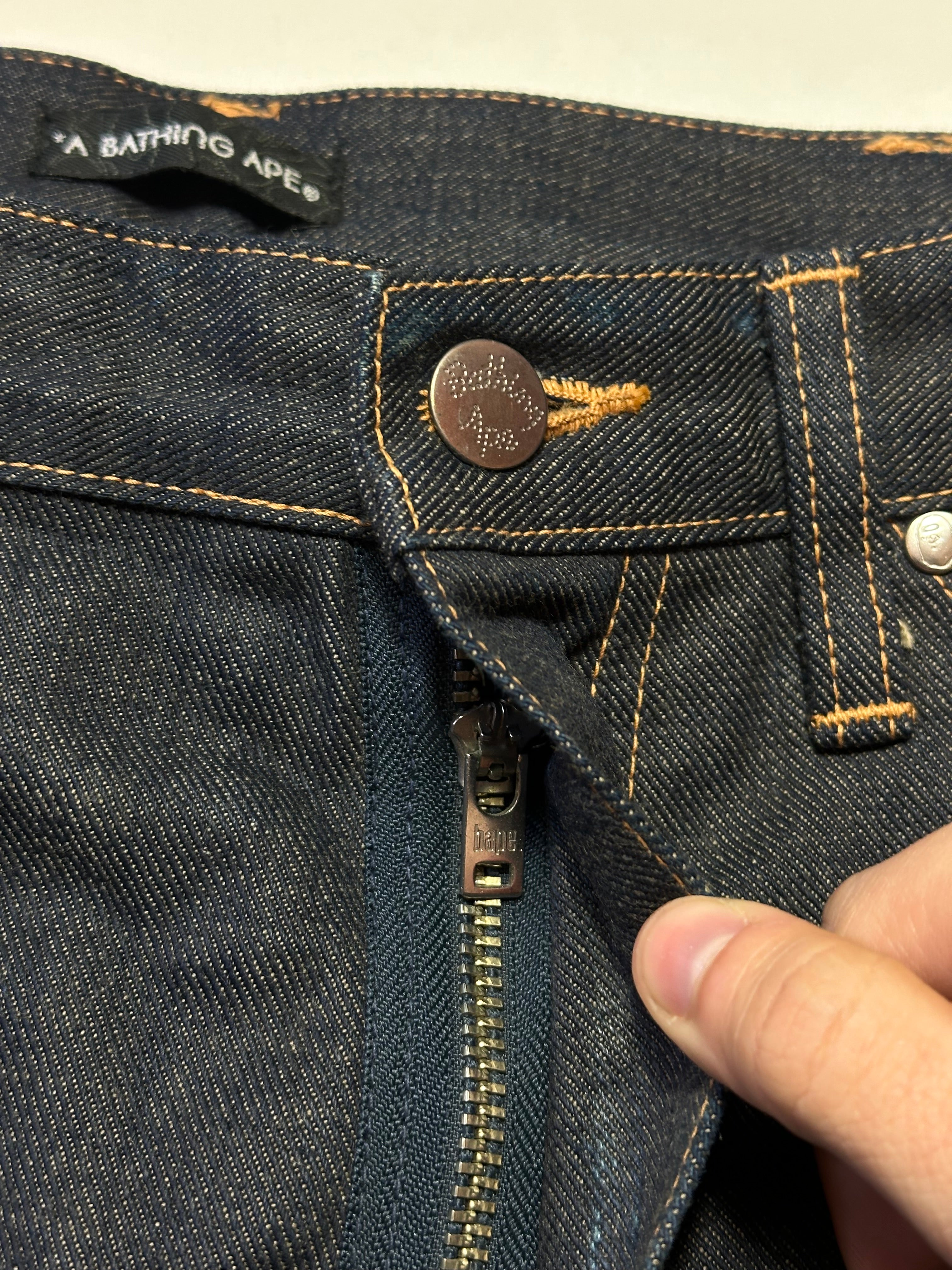 Vintage Bape Slevedge Jeans