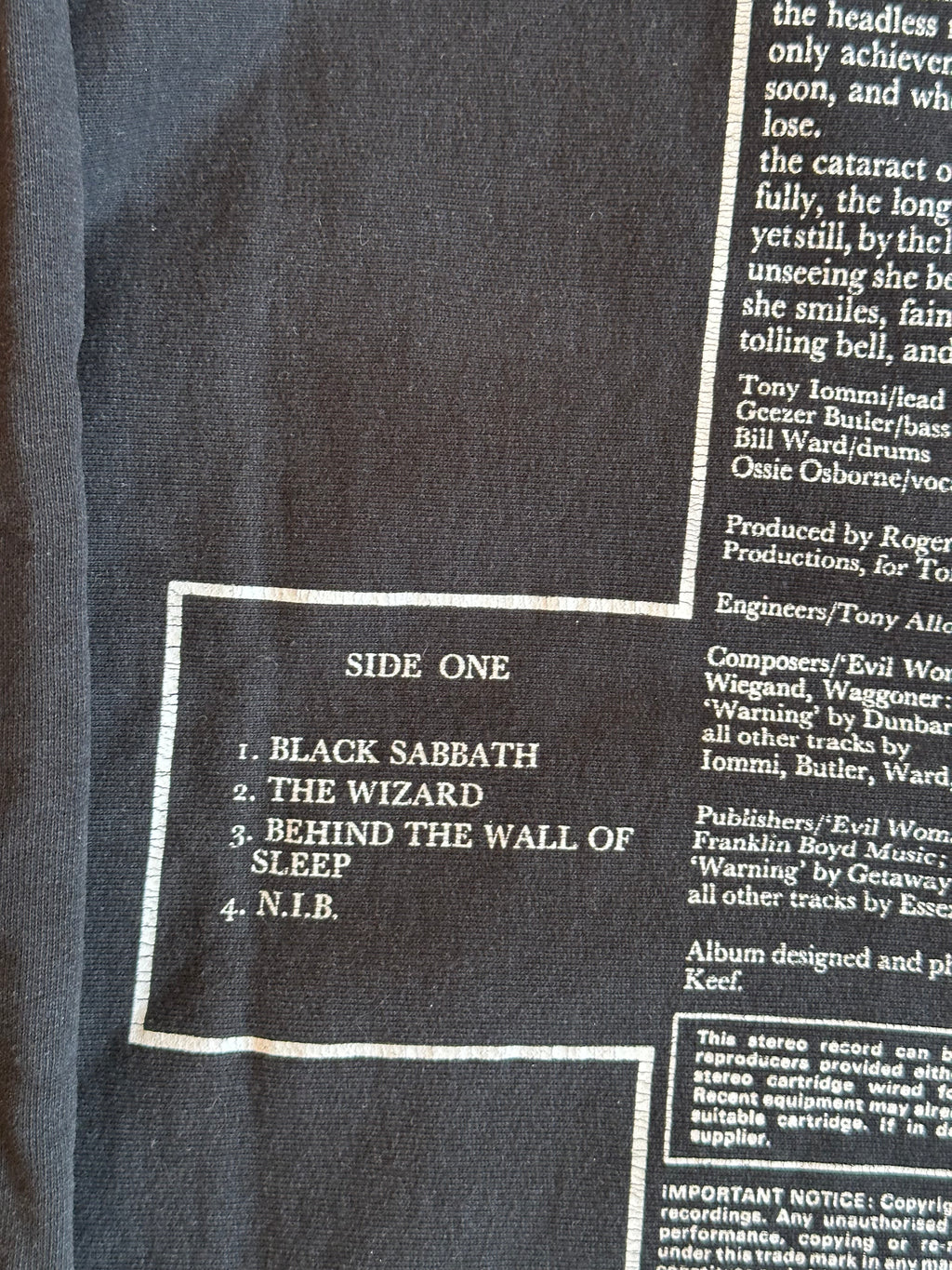 Supreme x Black Sabbath Hooded Sweatshirt Black – SS16