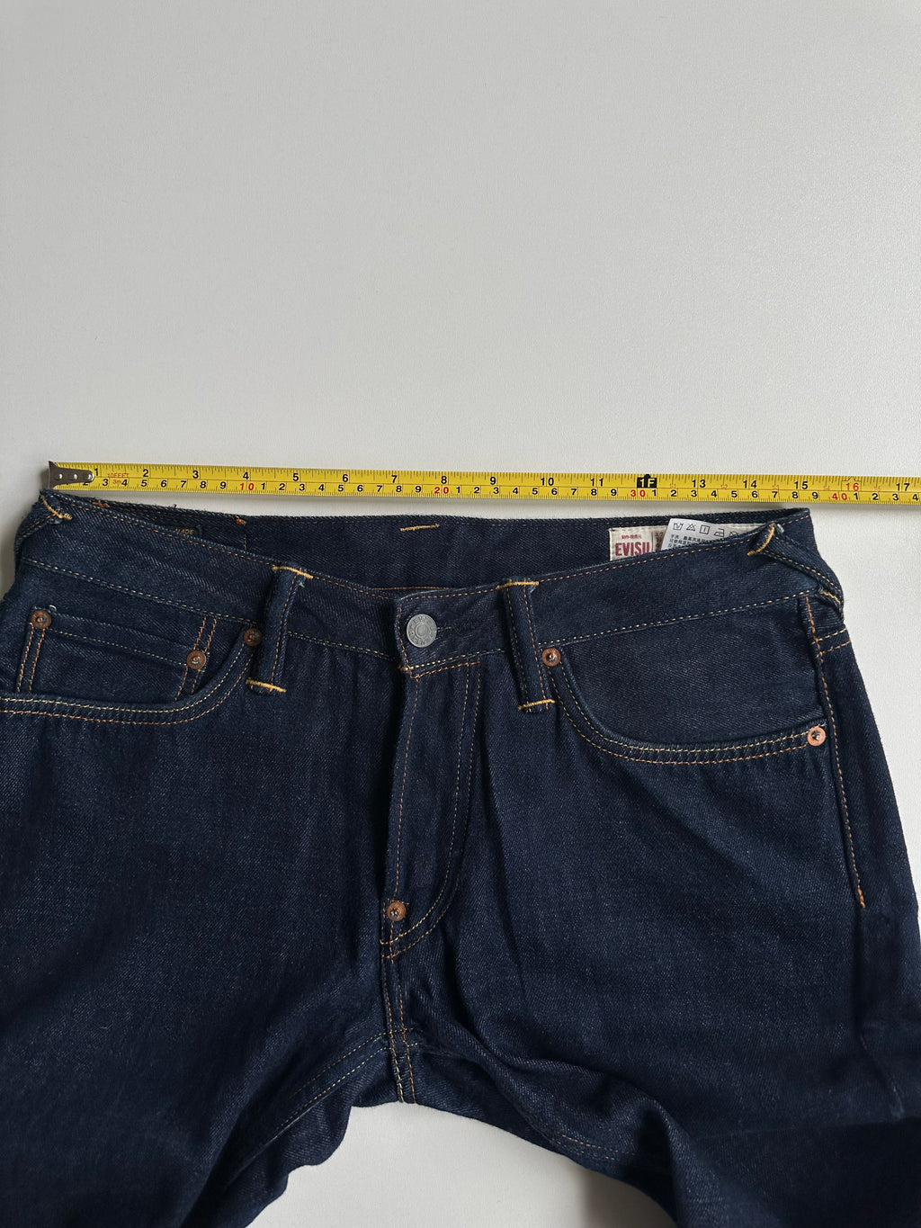 EVISU Graffiti Daruma Daicock Slim Fit Jeans #2010 Indigo – SS23 – W30 L34