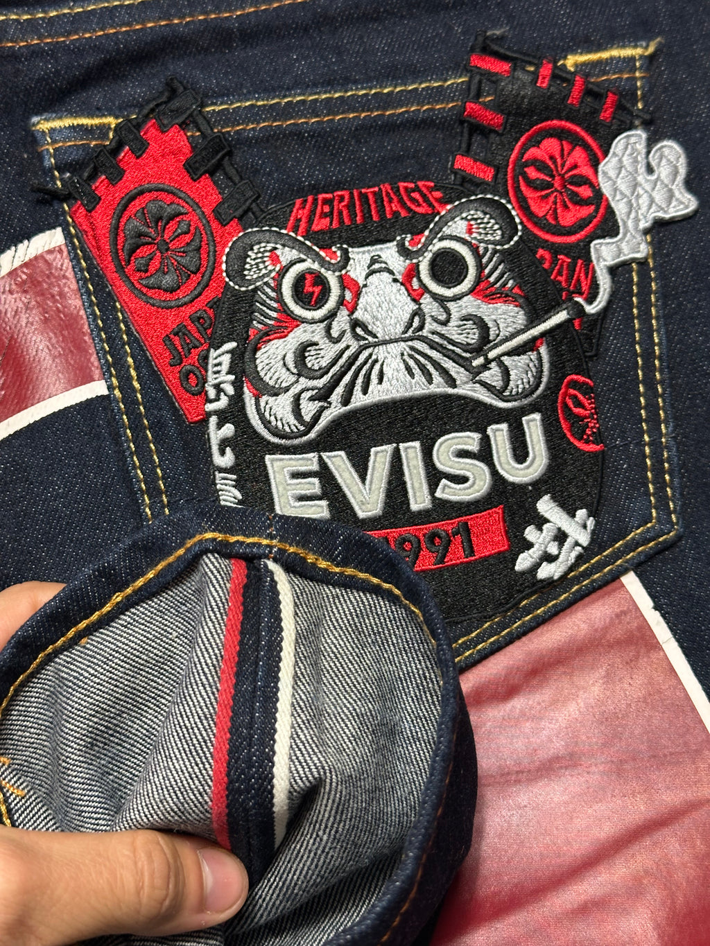 Vintage Evisu Big Daicock Selvedge Jeans