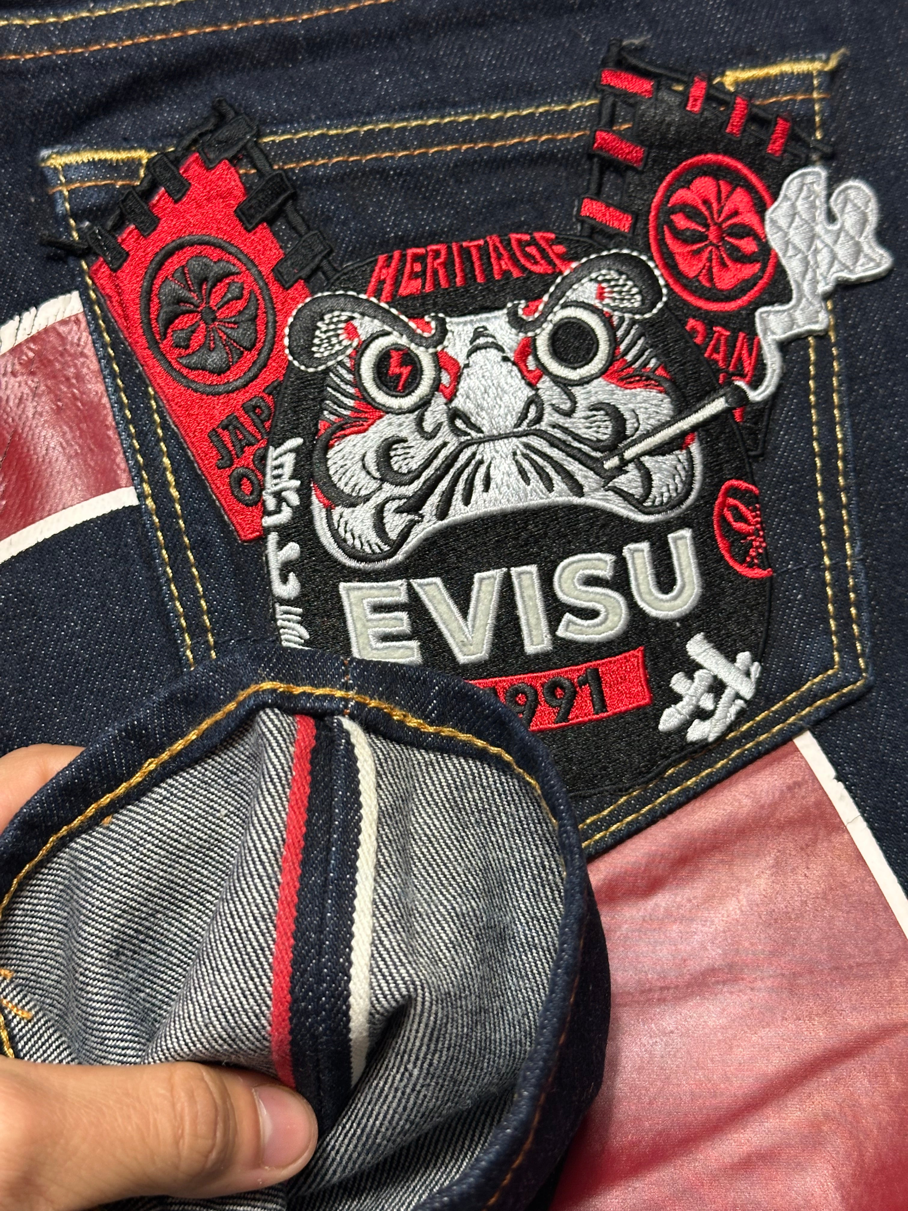 Vintage Evisu Big Daicock Selvedge Jeans