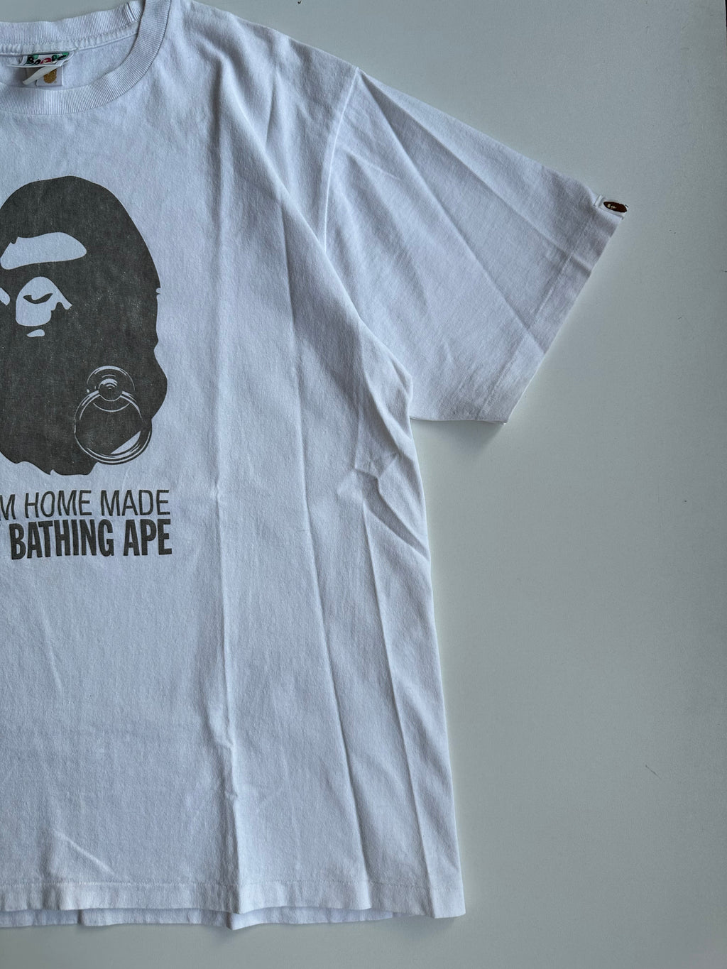 BAPE x JAM HOME MADE Ape Head T-Shirt White / Silver