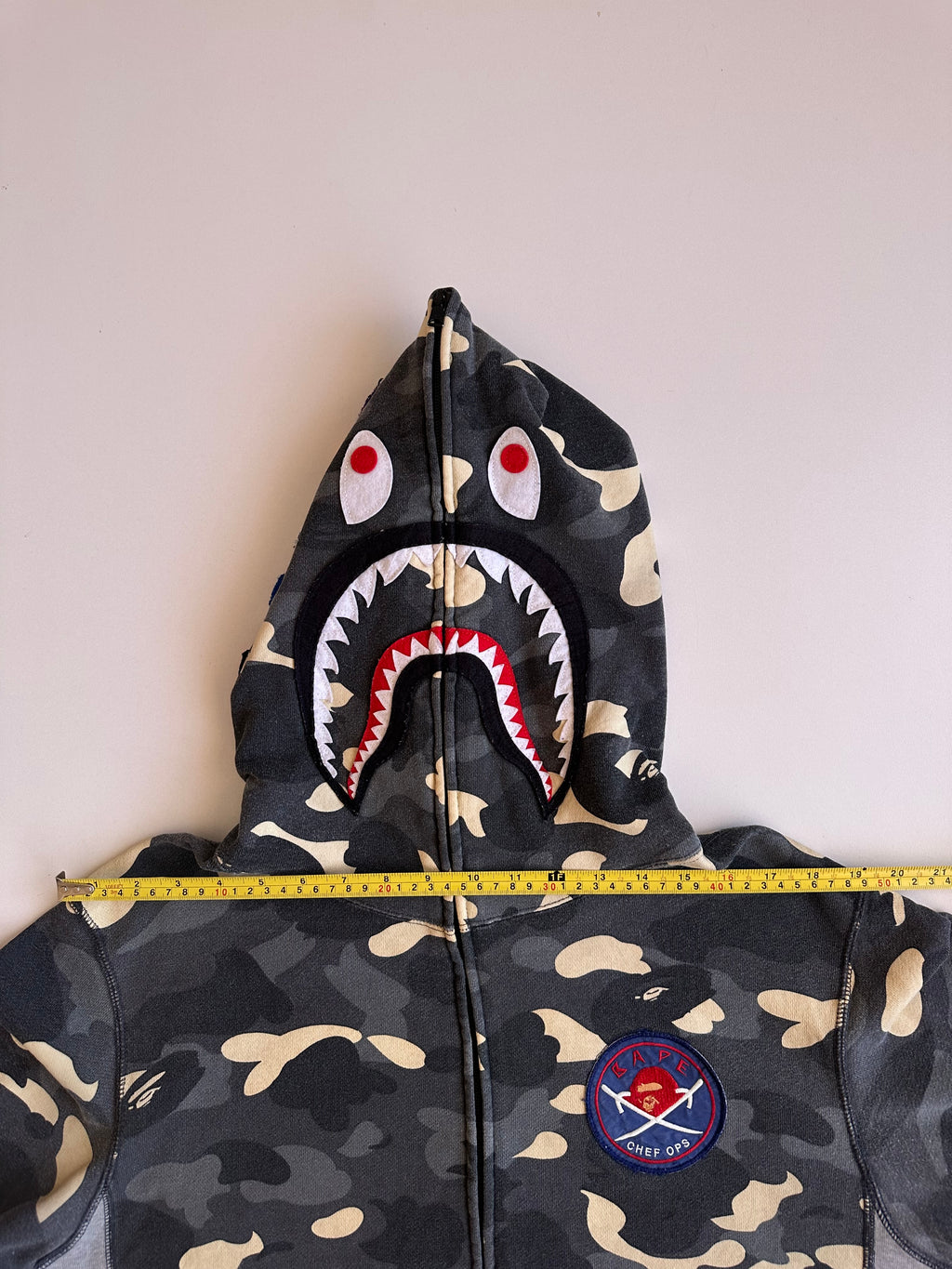 BAPE City Camo Shark Full Zip Hoodie “Chef Ops” Glow in the Dark