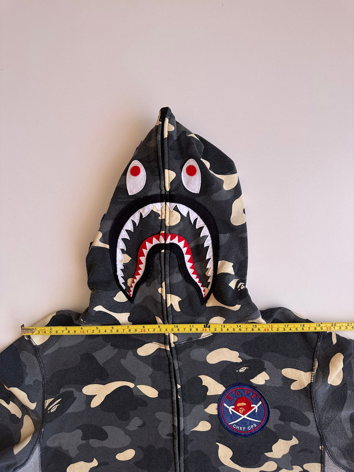 BAPE City Camo Shark Full Zip Hoodie “Chef Ops” Glow in the Dark
