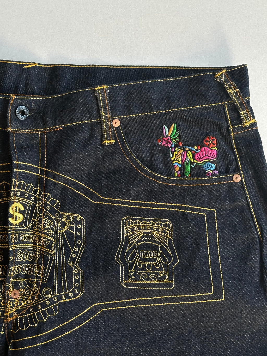 Vintage RMC Embroidered Jeans